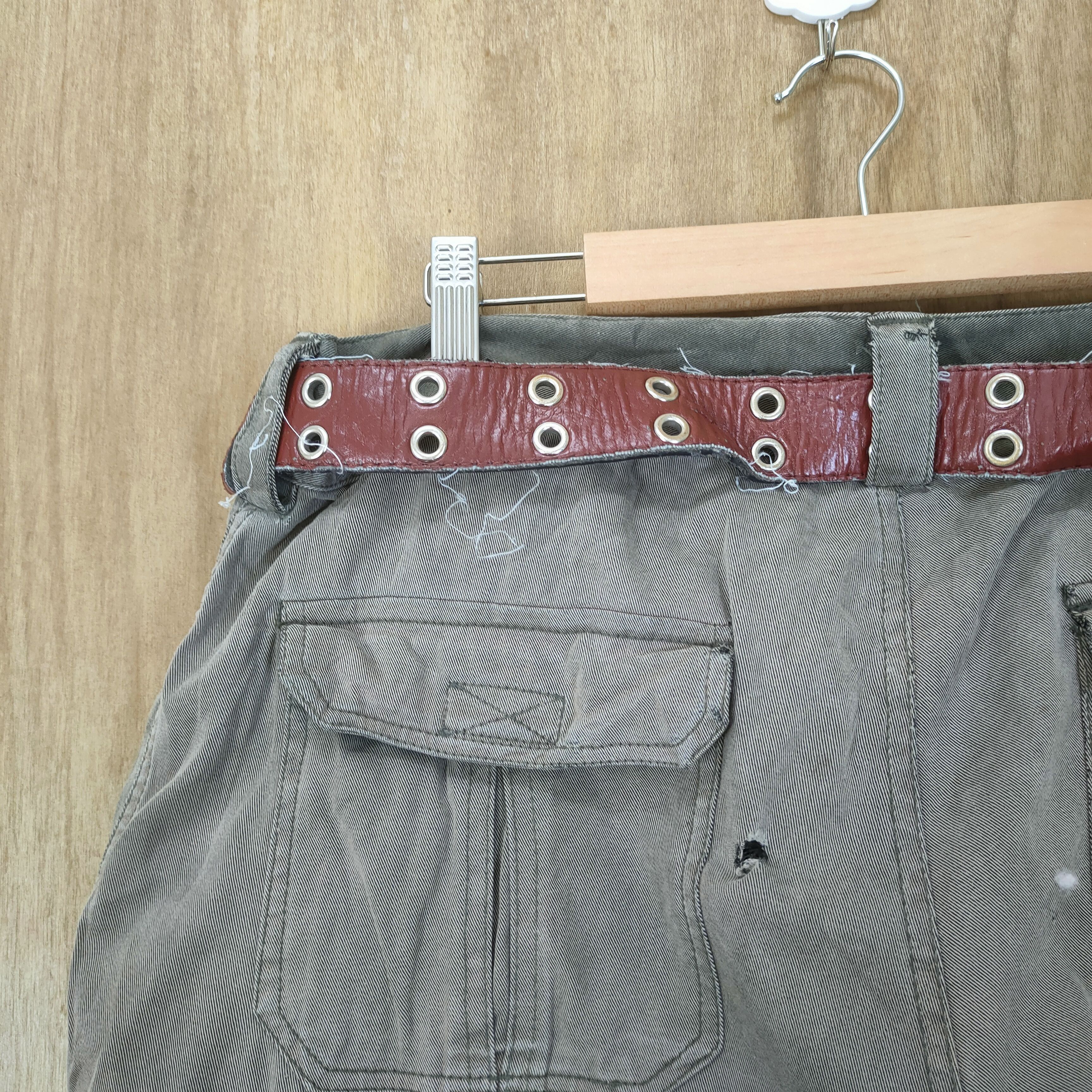 Japanese Brand × Vintage VINTAGE WORN CARGO PANTS Size US 36 / EU 52 - 9 Thumbnail