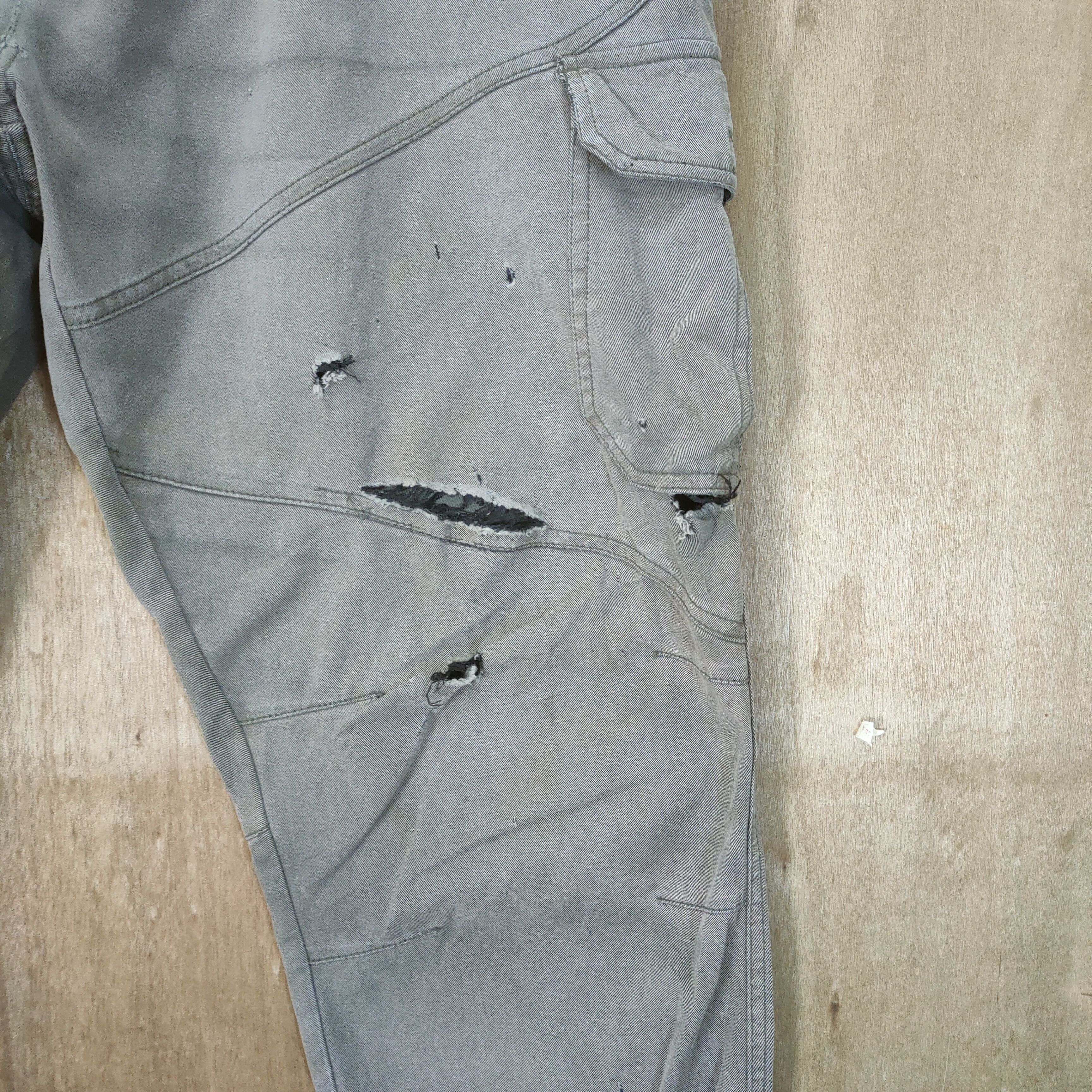 Japanese Brand × Vintage VINTAGE WORN CARGO PANTS Size US 36 / EU 52 - 5 Thumbnail