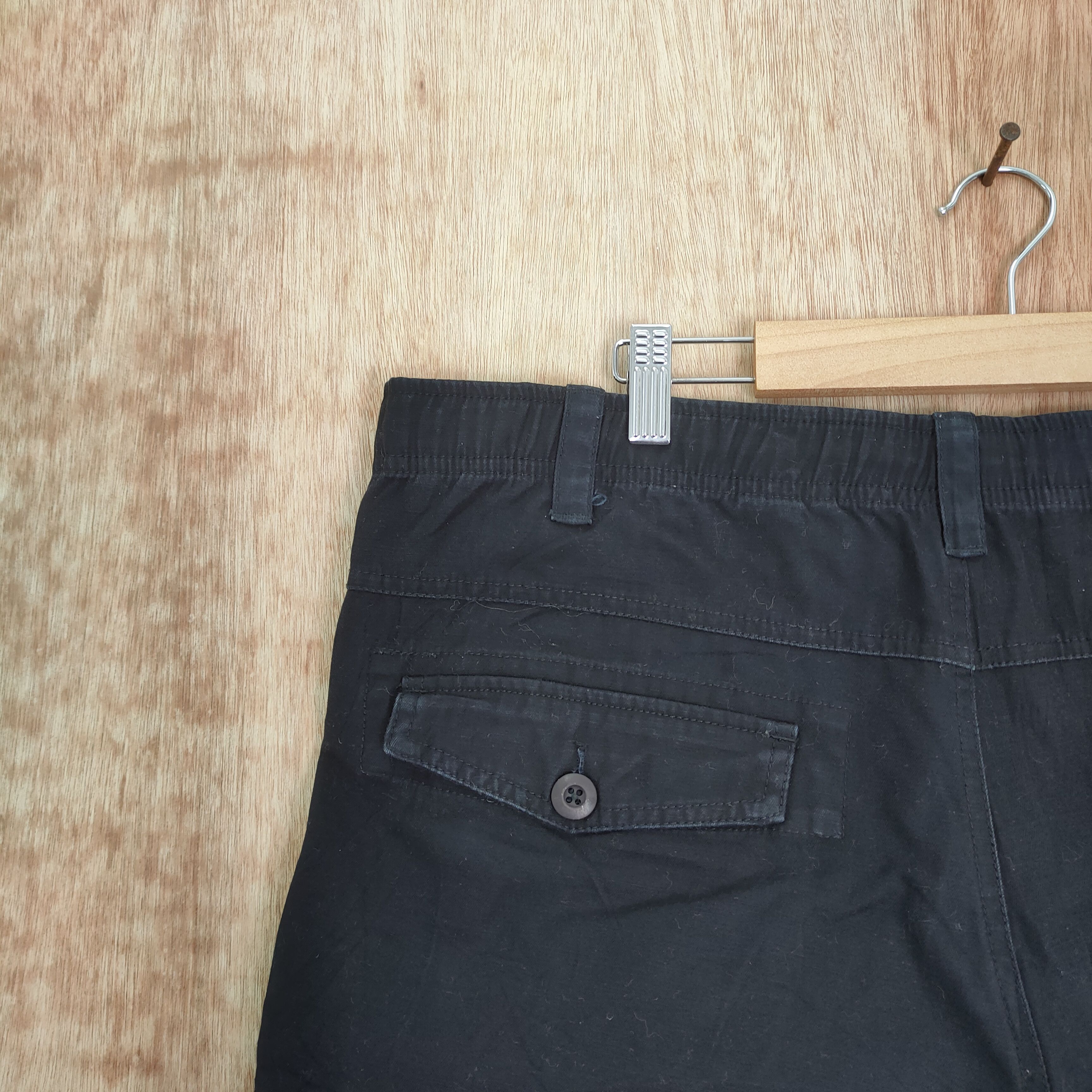 Japanese Brand SUFFUSE BLACK CARGO PANTS Size US 36 / EU 52 - 10 Thumbnail