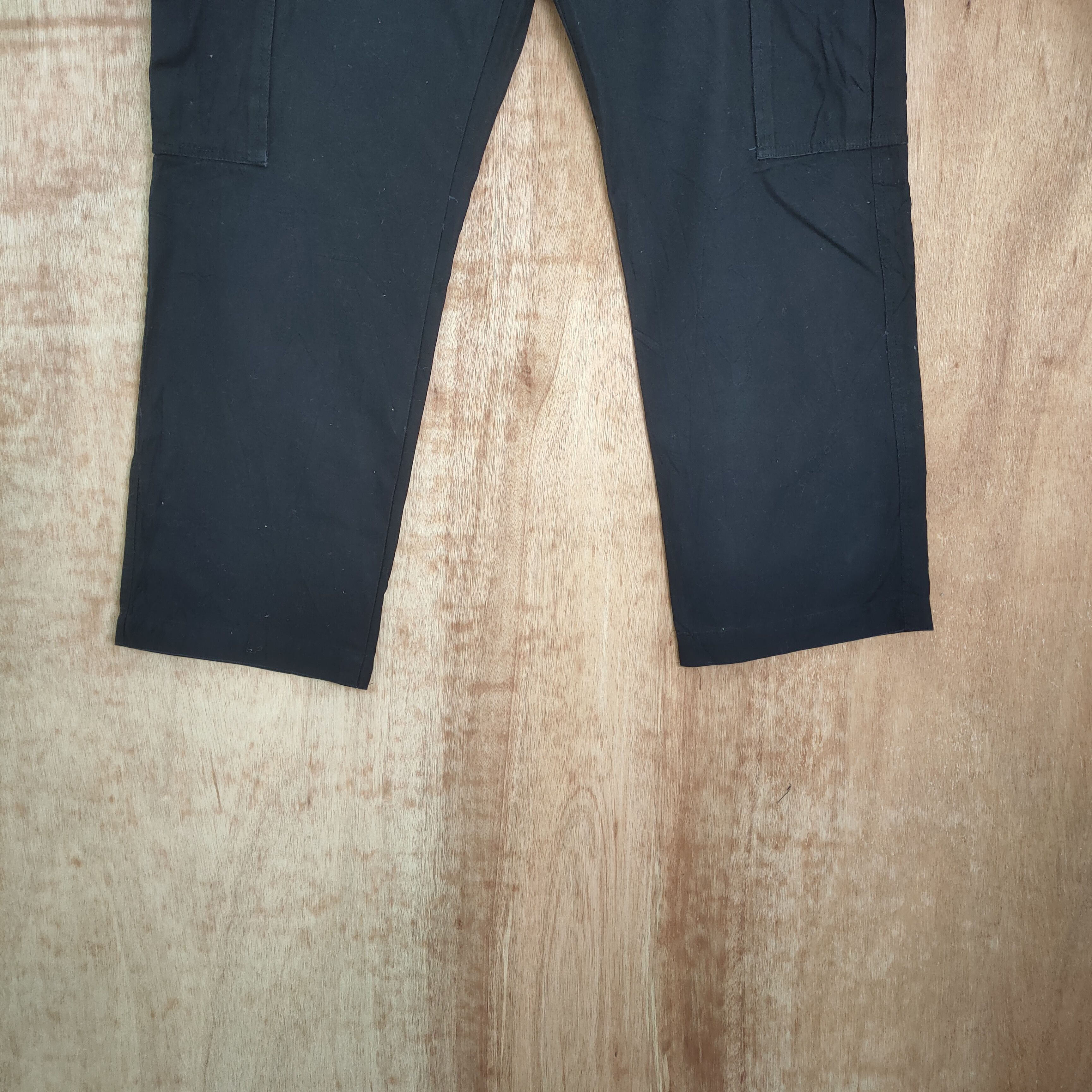 Japanese Brand SUFFUSE BLACK CARGO PANTS Size US 36 / EU 52 - 5 Thumbnail