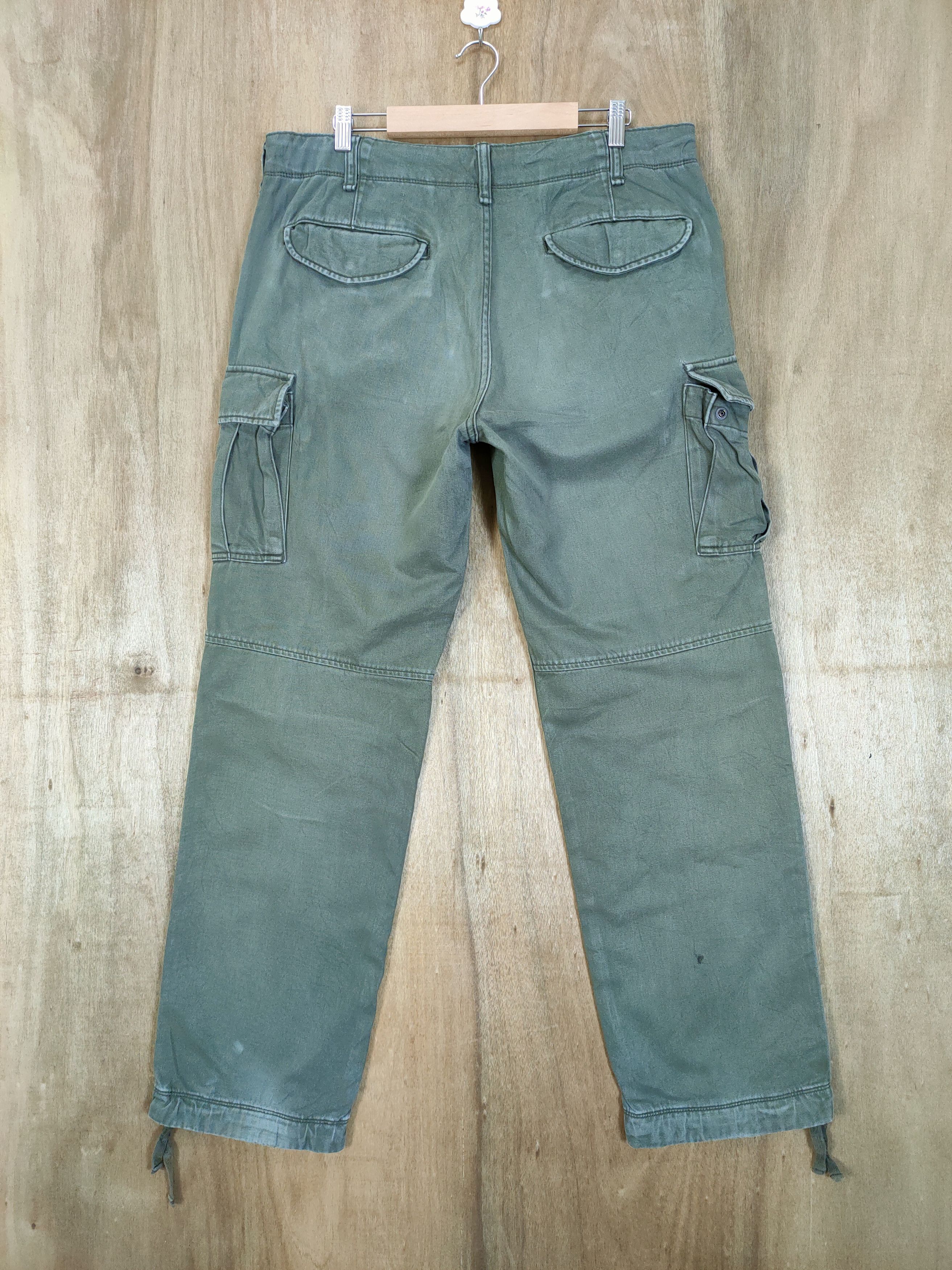 Japanese Brand × Vintage VINTAGE JAPANESE BRAND FADED CARGO PANTS Size US 36 / EU 52 - 6 Thumbnail