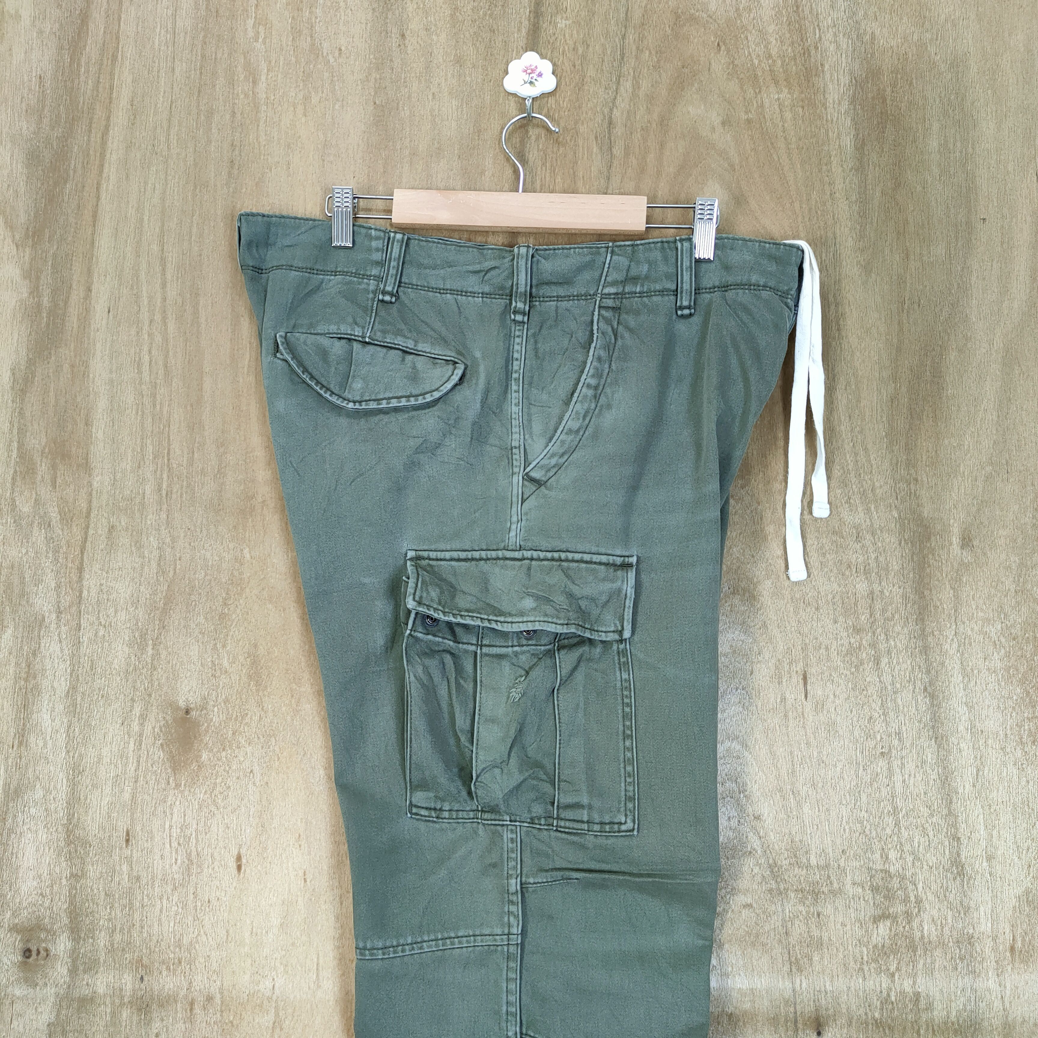 Japanese Brand × Vintage VINTAGE JAPANESE BRAND FADED CARGO PANTS Size US 36 / EU 52 - 10 Thumbnail