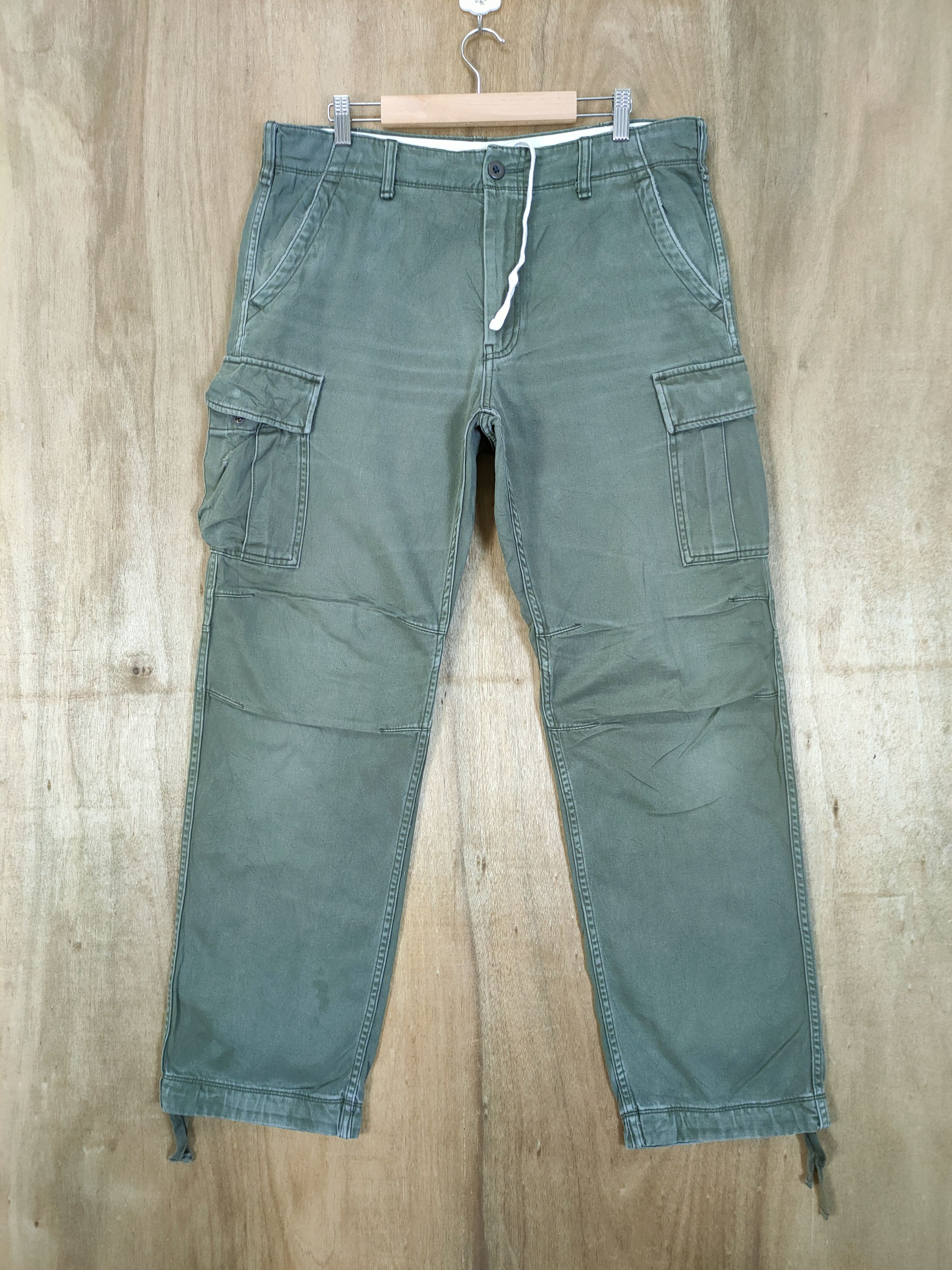 Japanese Brand × Vintage VINTAGE JAPANESE BRAND FADED CARGO PANTS Size US 36 / EU 52 - 1 Thumbnail