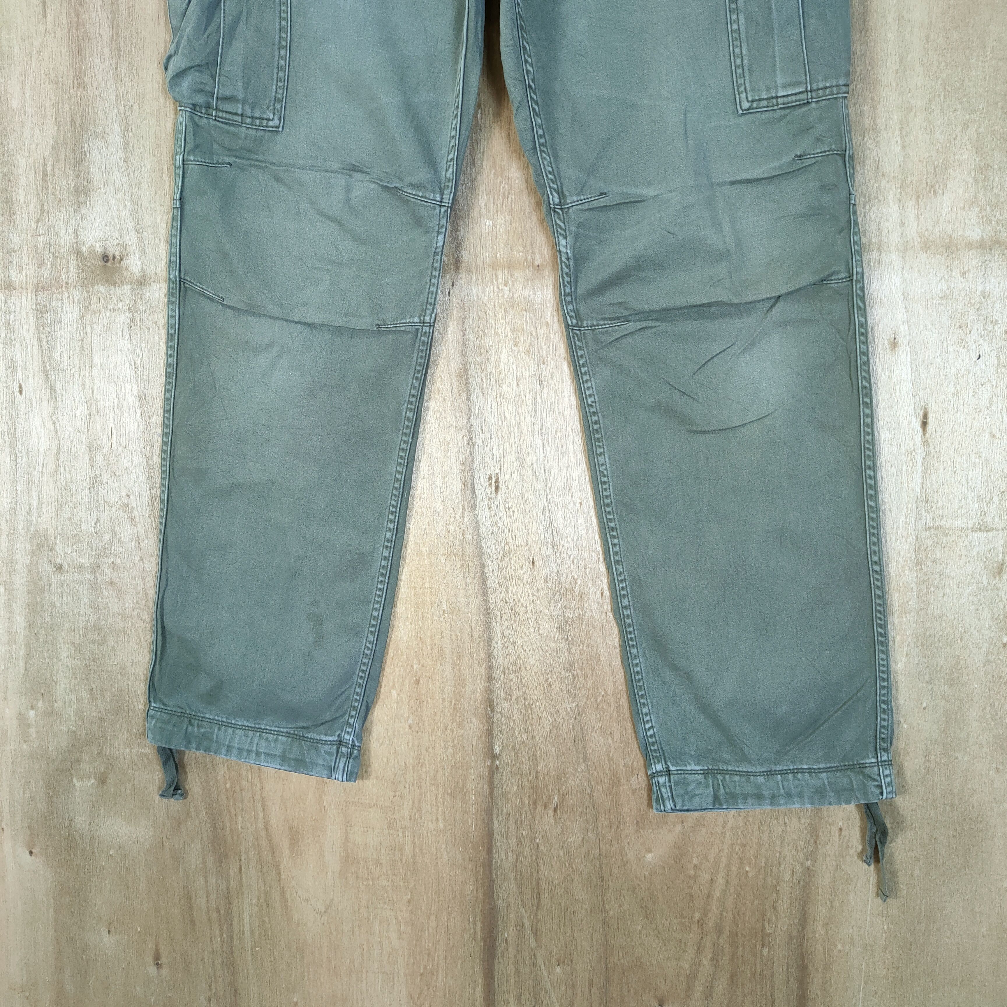 Japanese Brand × Vintage VINTAGE JAPANESE BRAND FADED CARGO PANTS Size US 36 / EU 52 - 3 Thumbnail