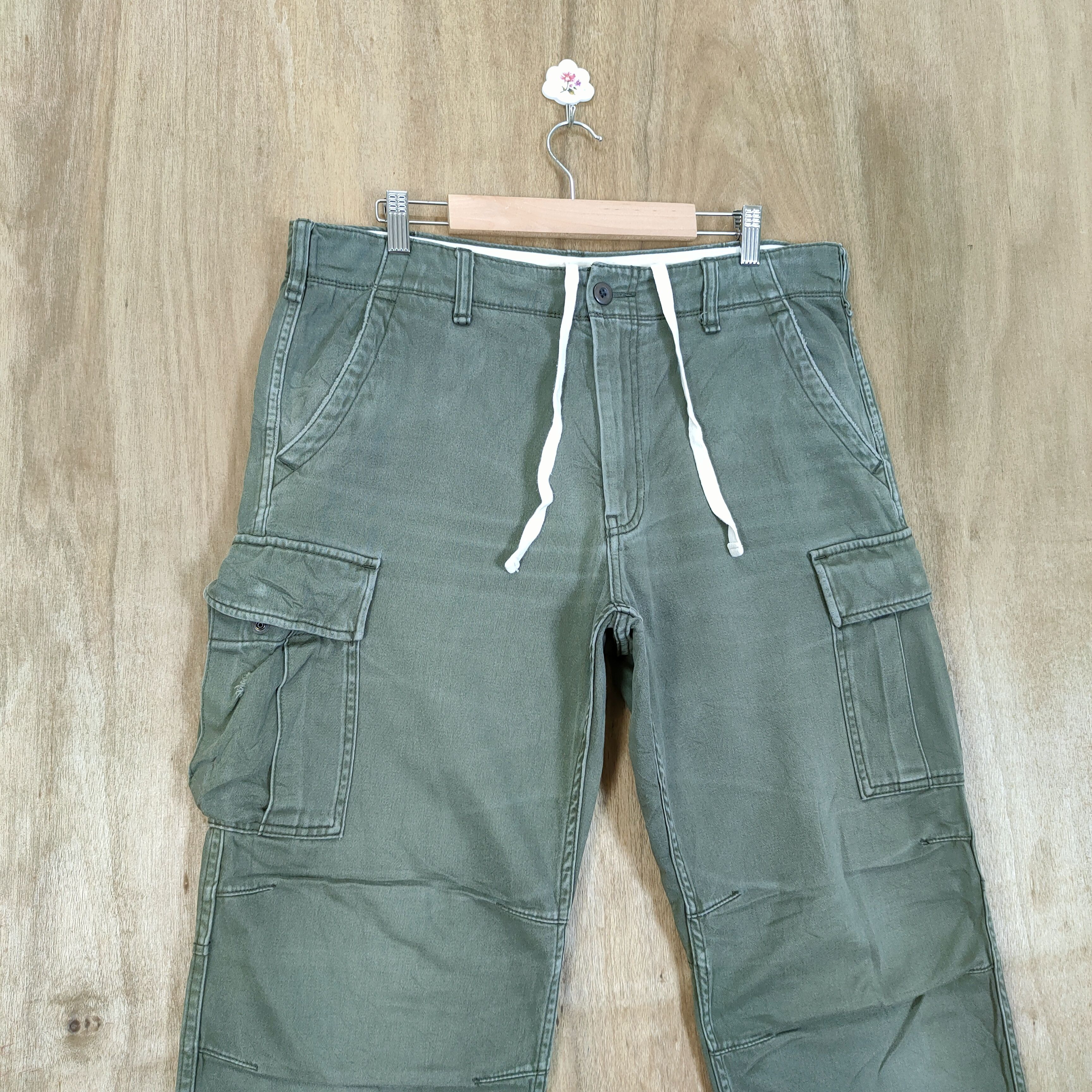 Japanese Brand × Vintage VINTAGE JAPANESE BRAND FADED CARGO PANTS Size US 36 / EU 52 - 2 Thumbnail