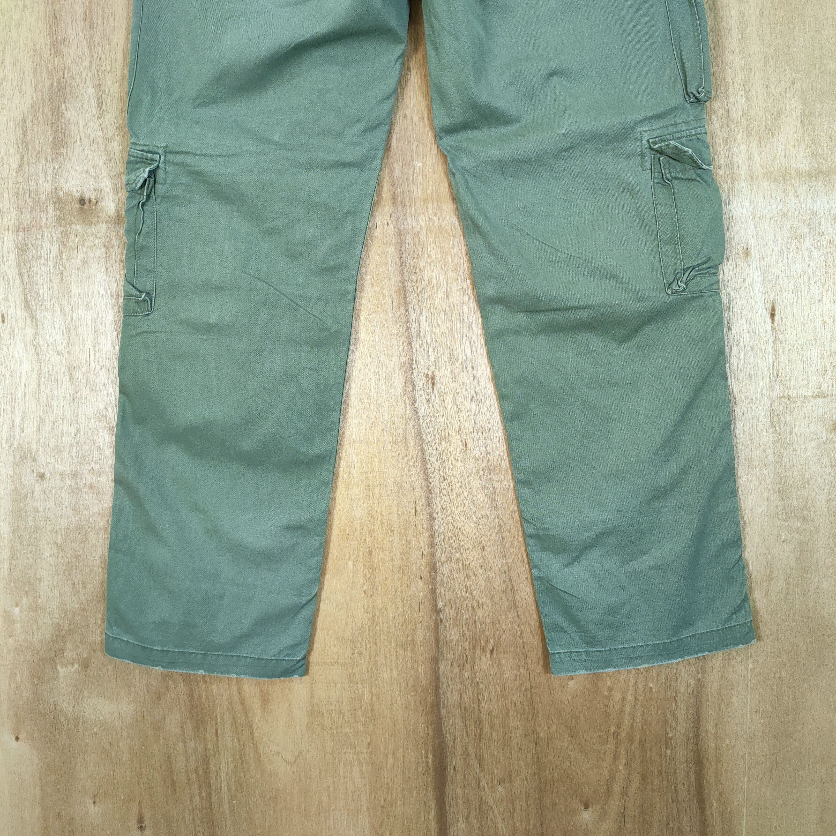Japanese Brand 9 POCKET VINTAGE RCC FADED CARGO PANTS Size US 36 / EU 52 - 7 Thumbnail