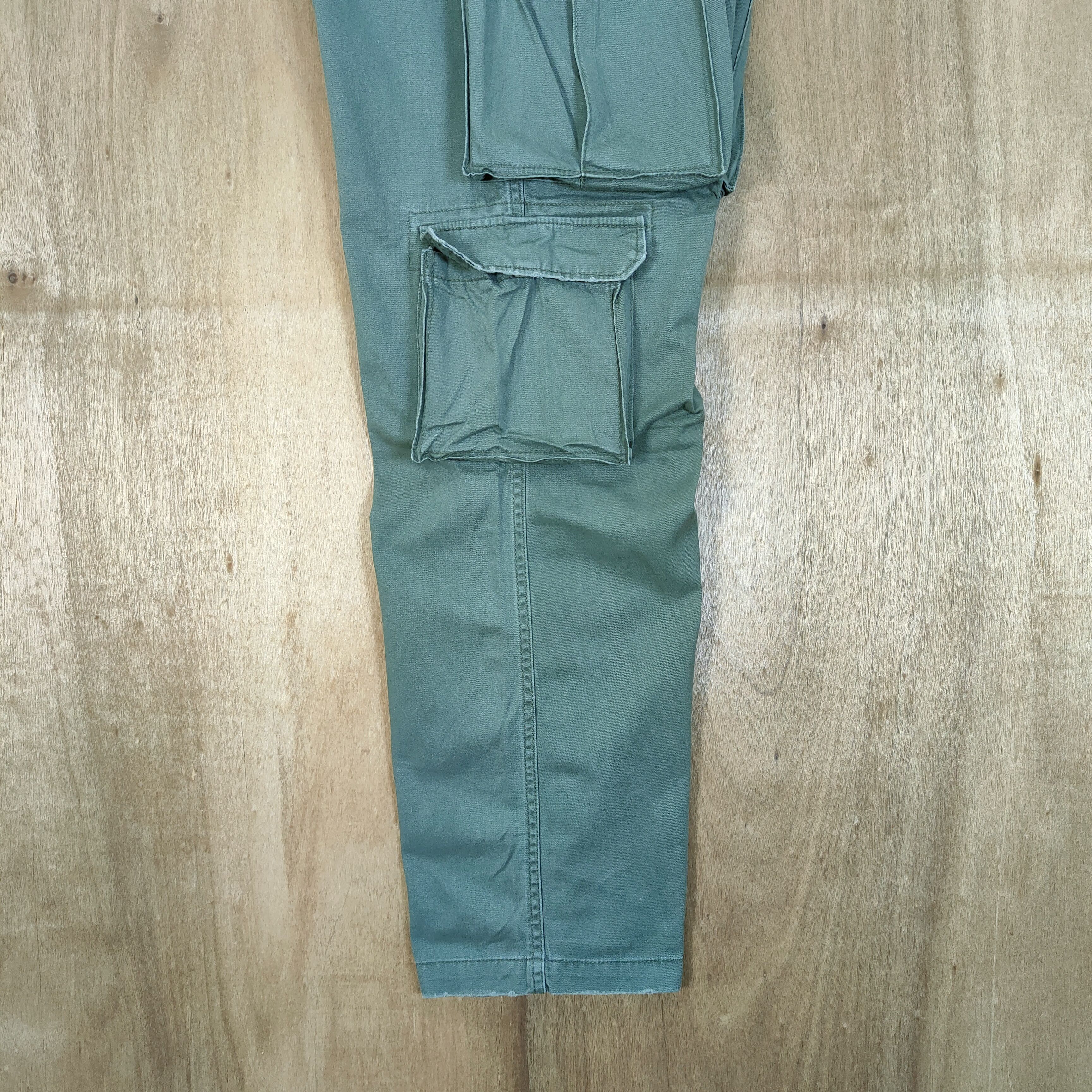 Japanese Brand 9 POCKET VINTAGE RCC FADED CARGO PANTS Size US 36 / EU 52 - 11 Thumbnail