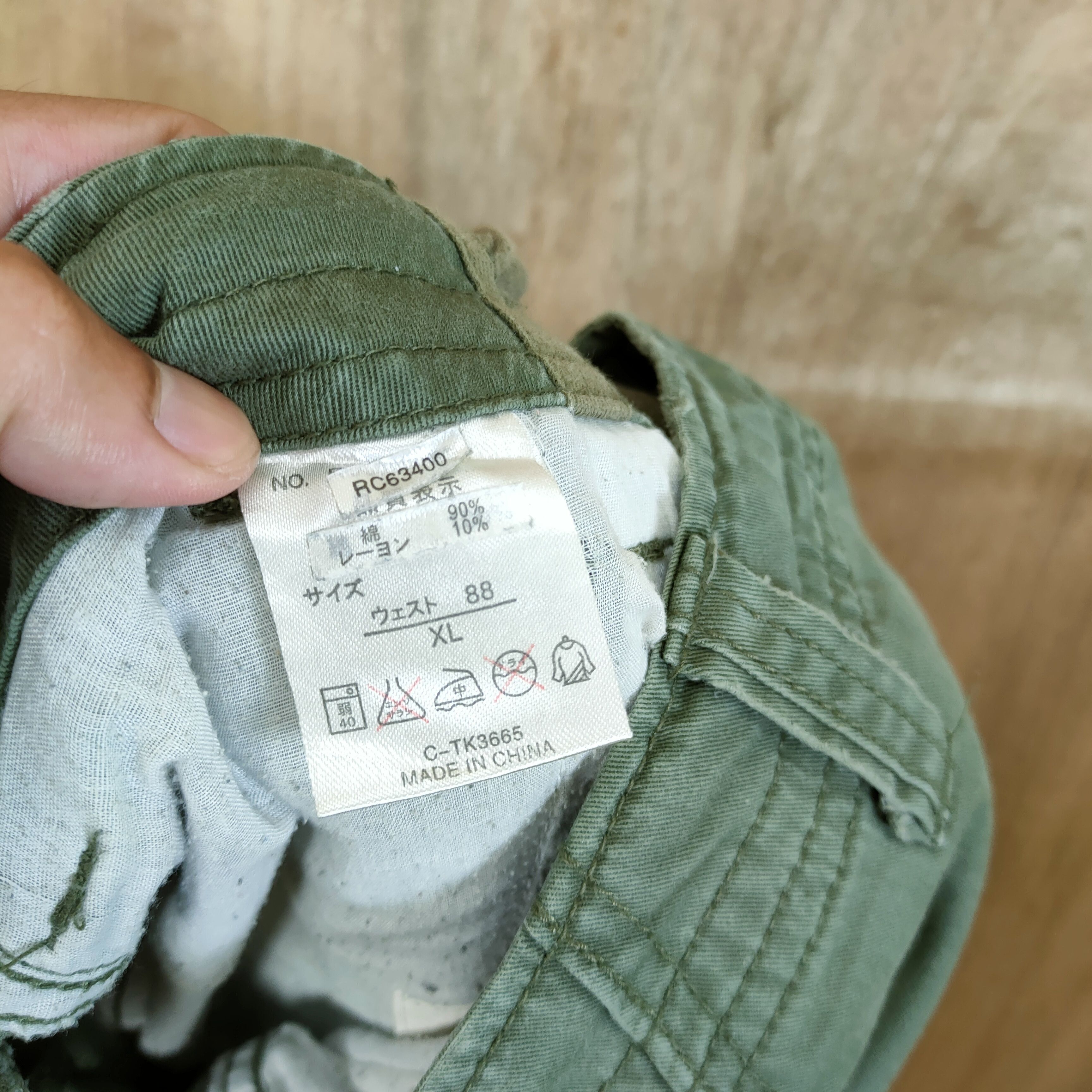 Japanese Brand 9 POCKET VINTAGE RCC FADED CARGO PANTS Size US 36 / EU 52 - 14 Thumbnail