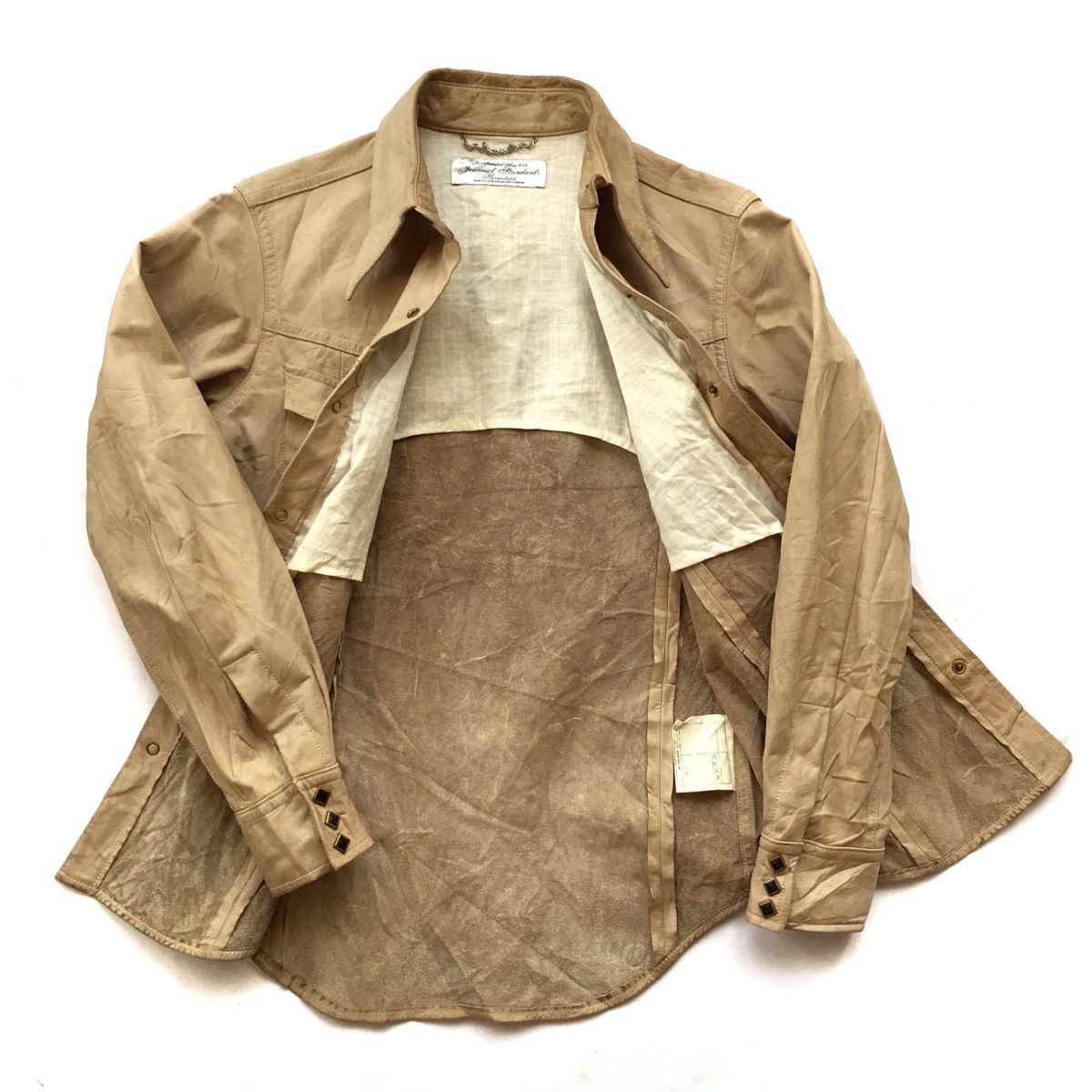 J.S. Homestead × Japanese Brand Journal Standard Homestead Leather Western Shirt Size US M / EU 48-50 / 2 - 3 Thumbnail