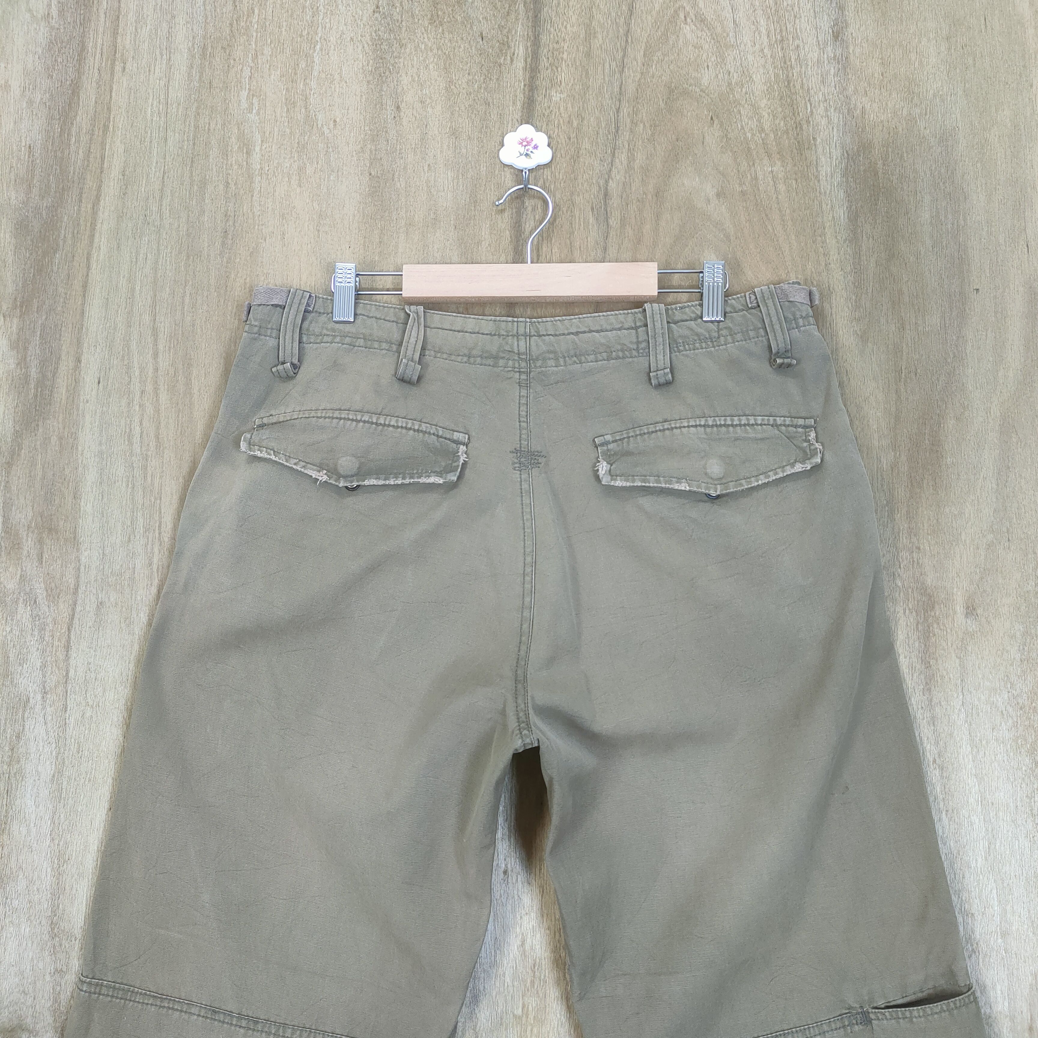 Japanese Brand JAPANESE BRAND VINTAGE FADED CARGO PANTS ZIPPER LEG Size US 36 / EU 52 - 10 Thumbnail