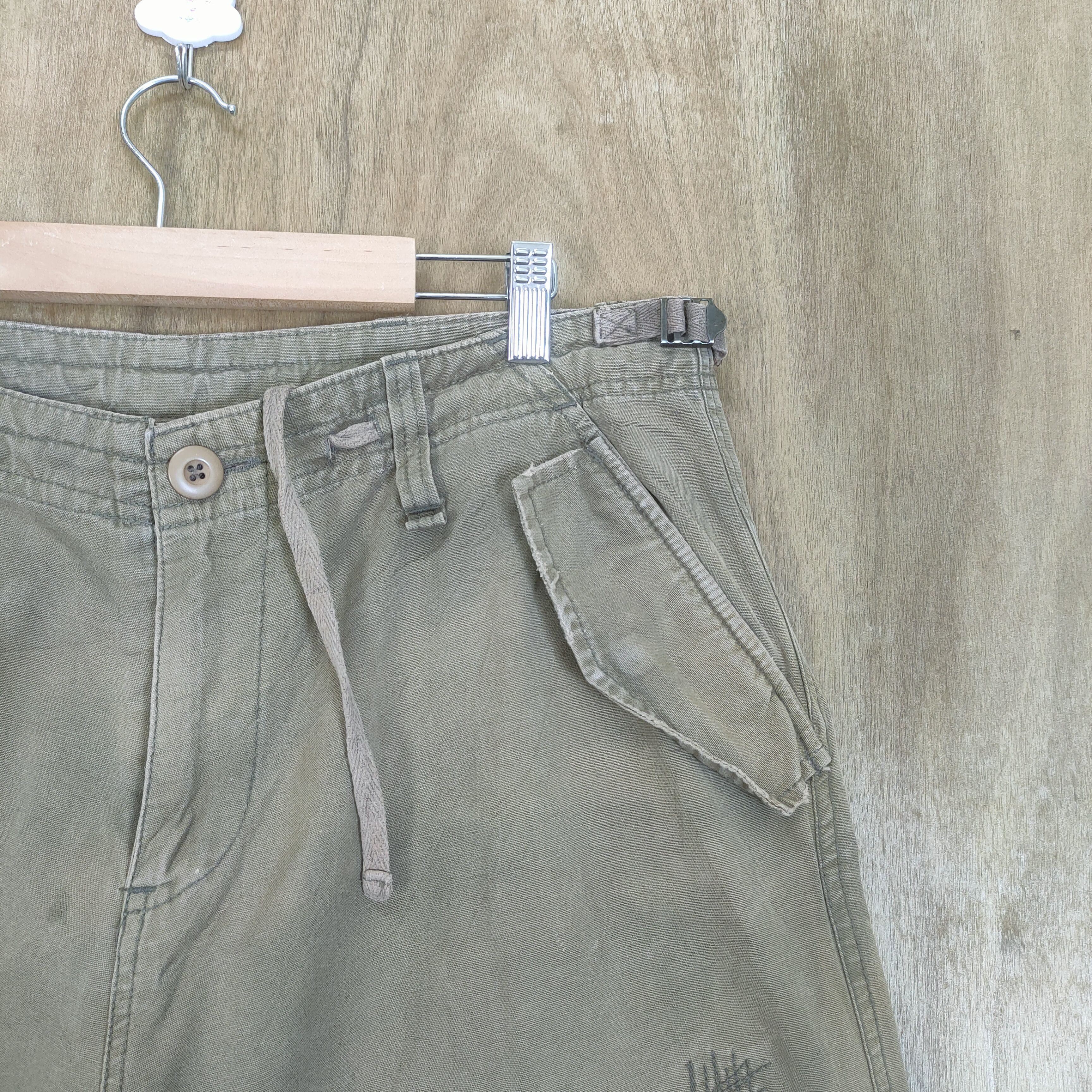 Japanese Brand JAPANESE BRAND VINTAGE FADED CARGO PANTS ZIPPER LEG Size US 36 / EU 52 - 5 Thumbnail