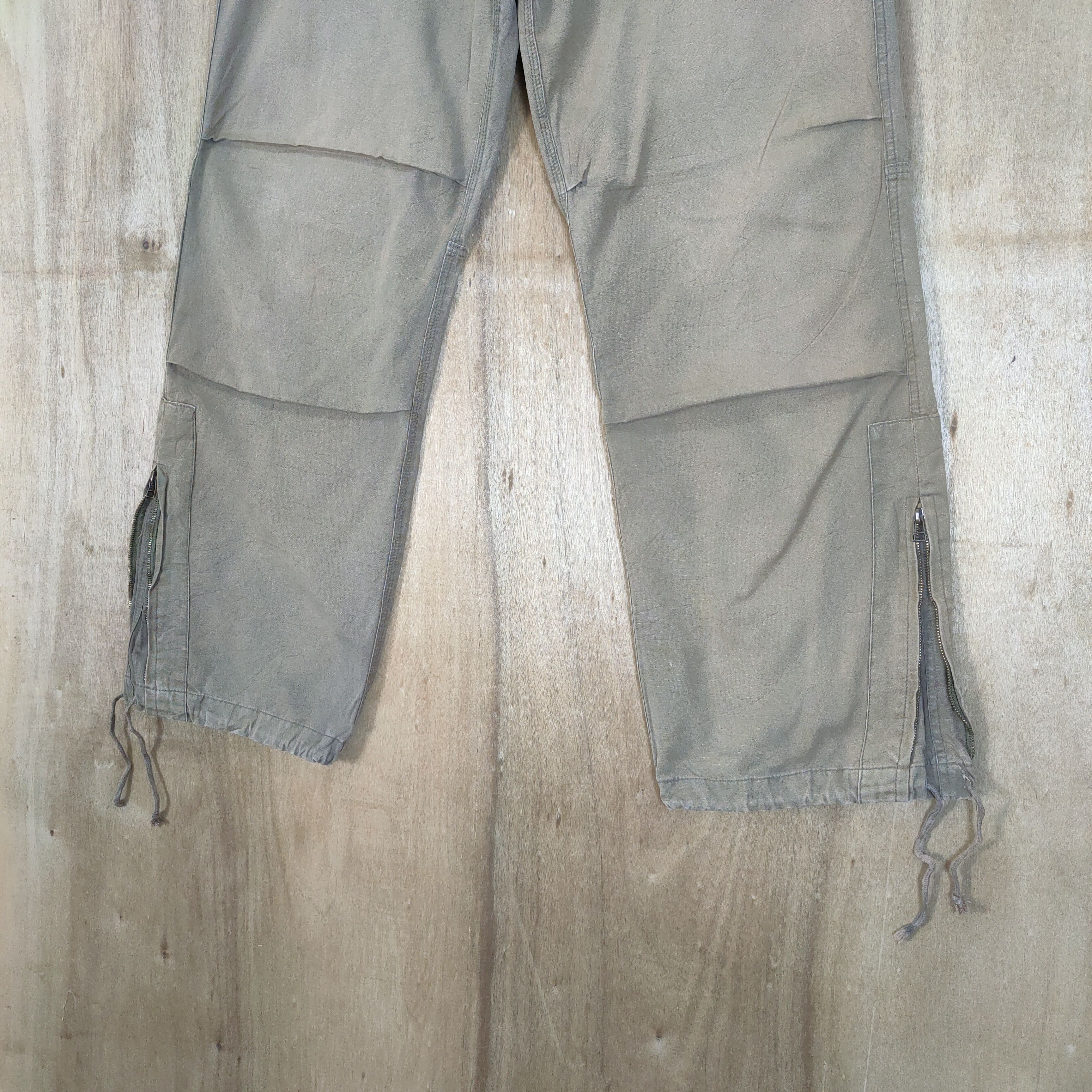 Japanese Brand JAPANESE BRAND VINTAGE FADED CARGO PANTS ZIPPER LEG Size US 36 / EU 52 - 8 Thumbnail