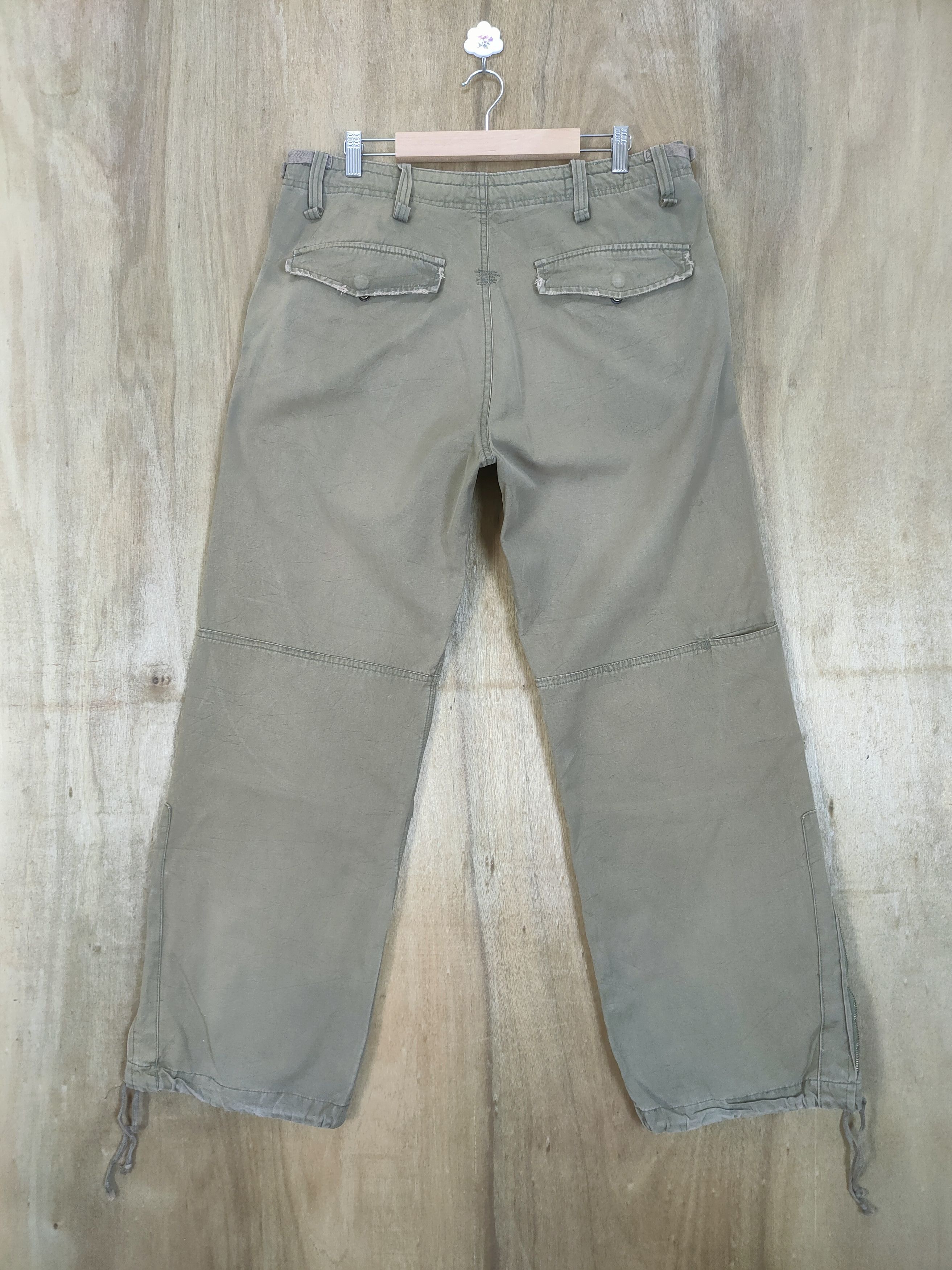 Japanese Brand JAPANESE BRAND VINTAGE FADED CARGO PANTS ZIPPER LEG Size US 36 / EU 52 - 9 Thumbnail