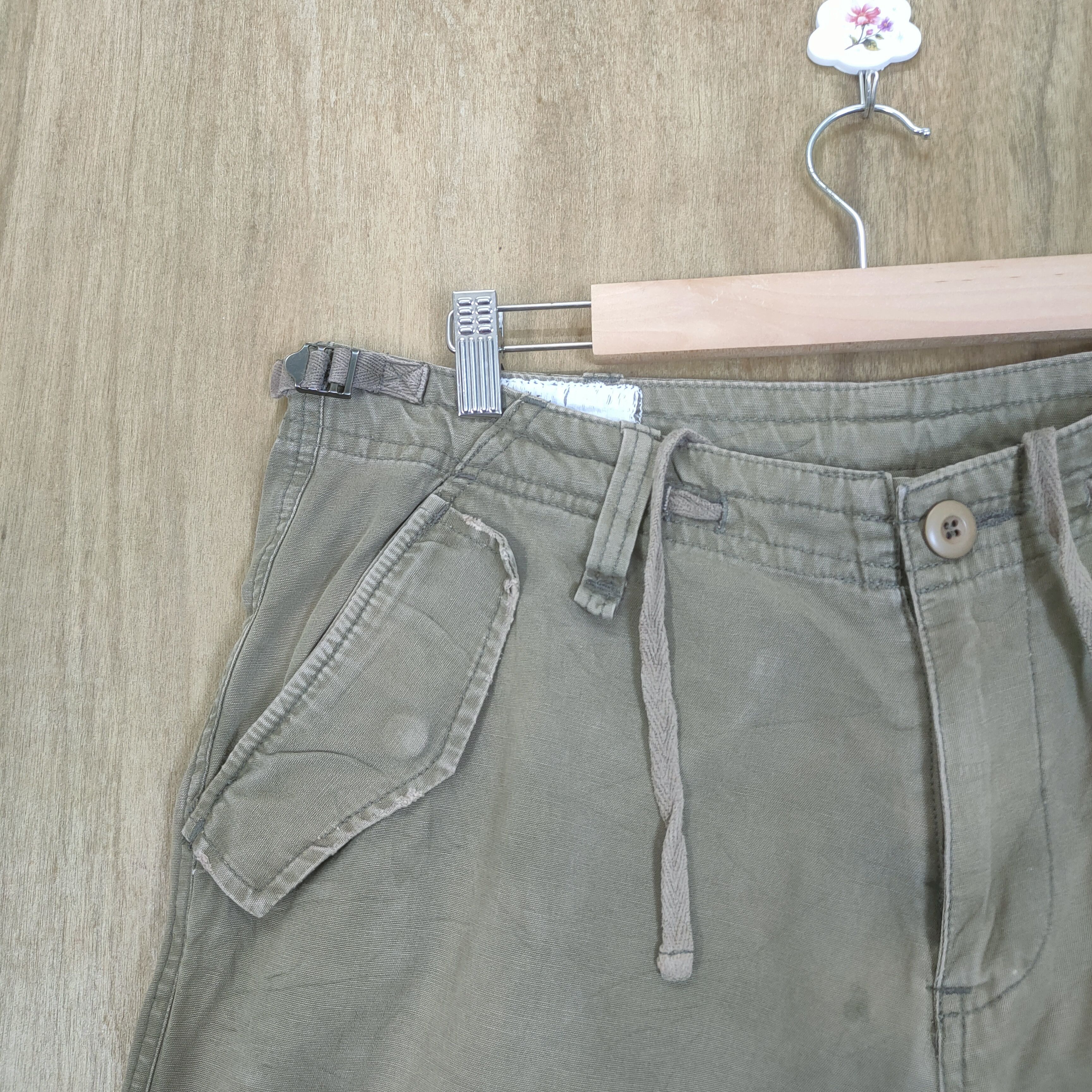 Japanese Brand JAPANESE BRAND VINTAGE FADED CARGO PANTS ZIPPER LEG Size US 36 / EU 52 - 4 Thumbnail