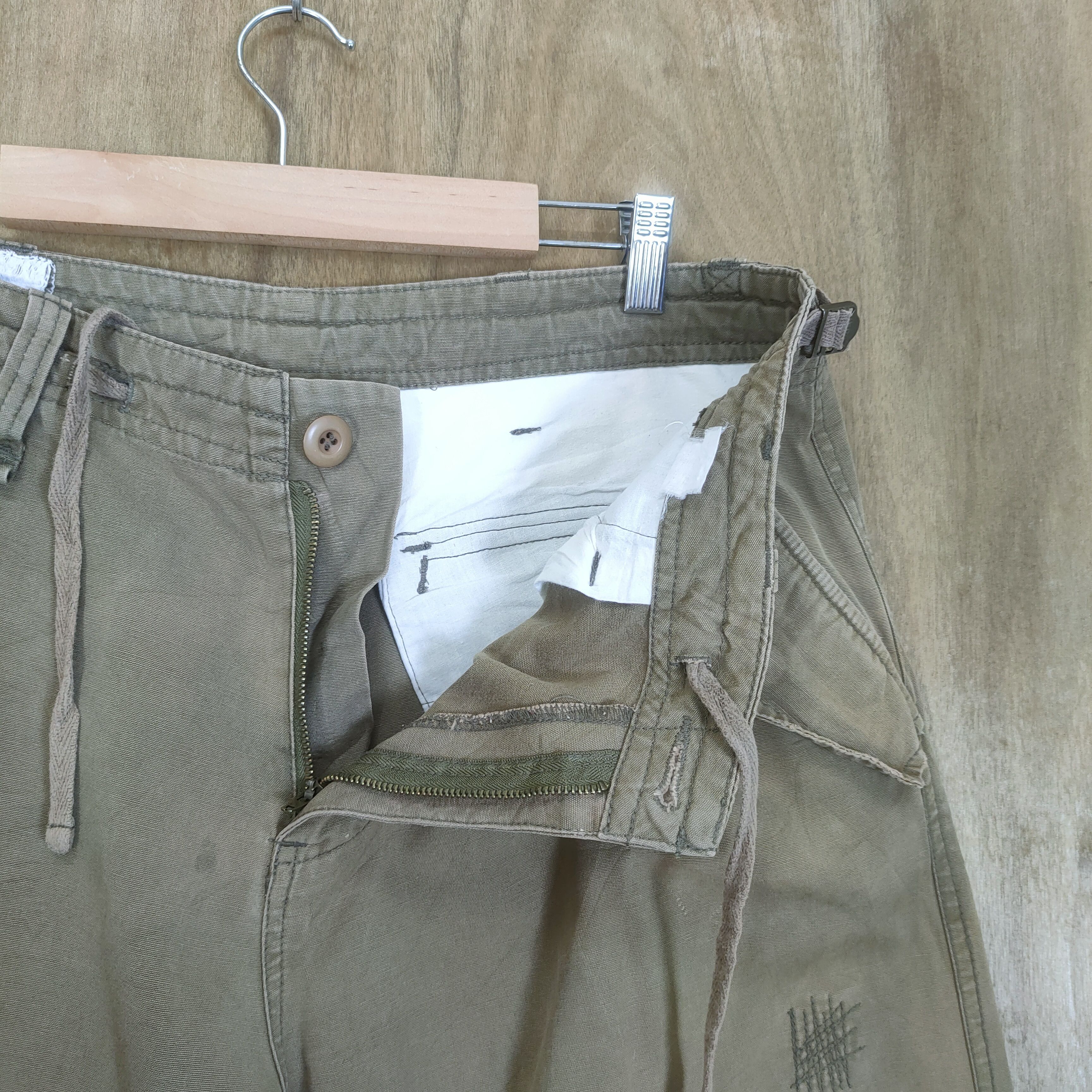 Japanese Brand JAPANESE BRAND VINTAGE FADED CARGO PANTS ZIPPER LEG Size US 36 / EU 52 - 14 Thumbnail