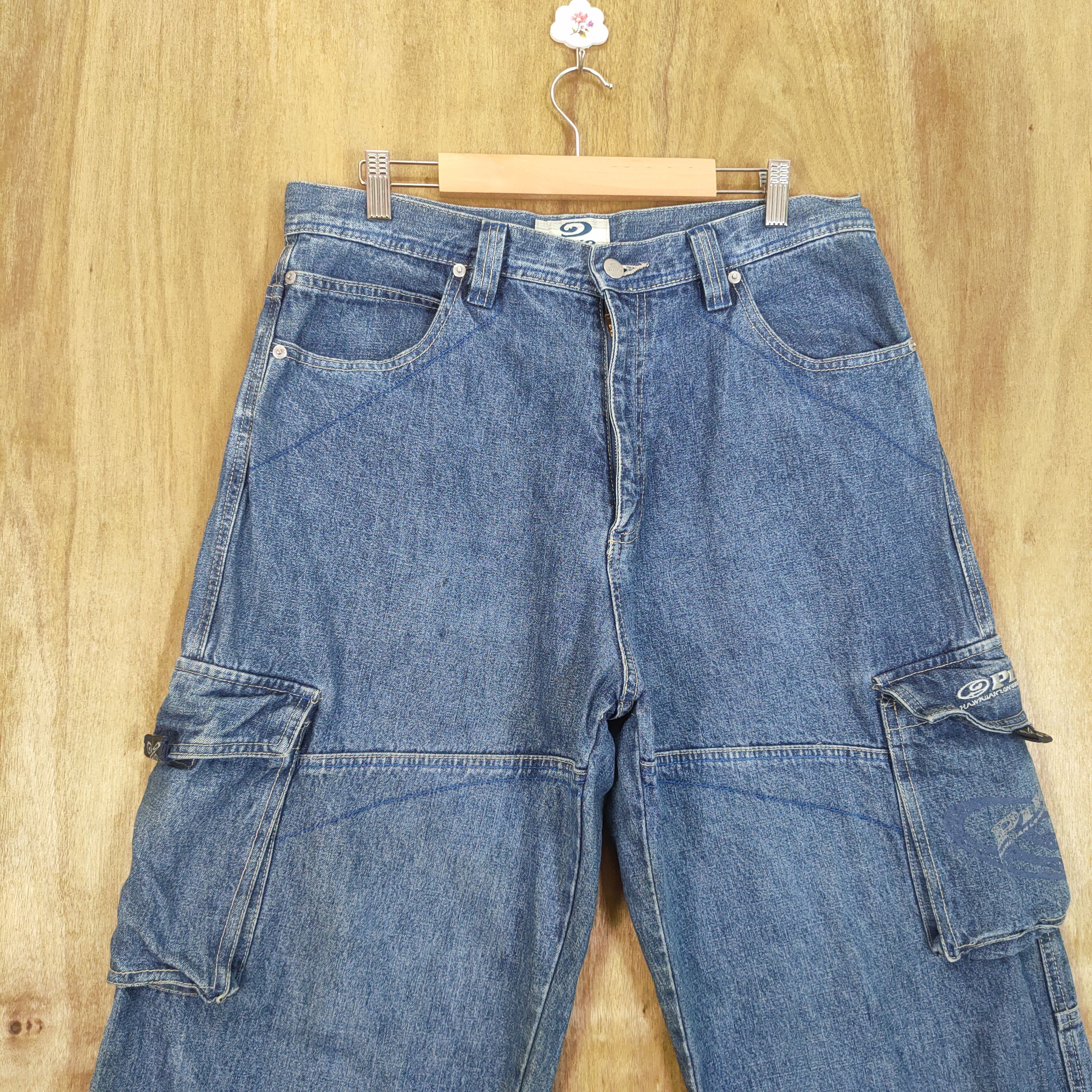 Japanese Brand PIKO HAWAII JEANS CARGO PANTS Size US 34 / EU 50 - 2 Thumbnail