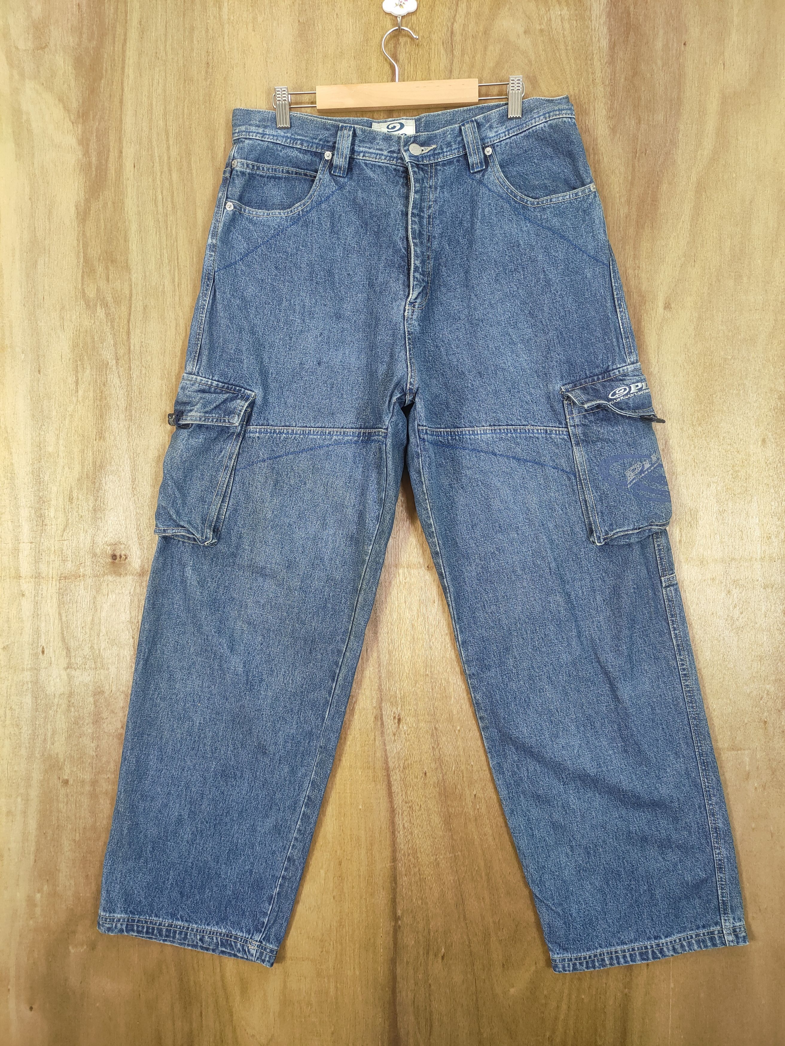 Japanese Brand PIKO HAWAII JEANS CARGO PANTS Size US 34 / EU 50 - 1 Thumbnail