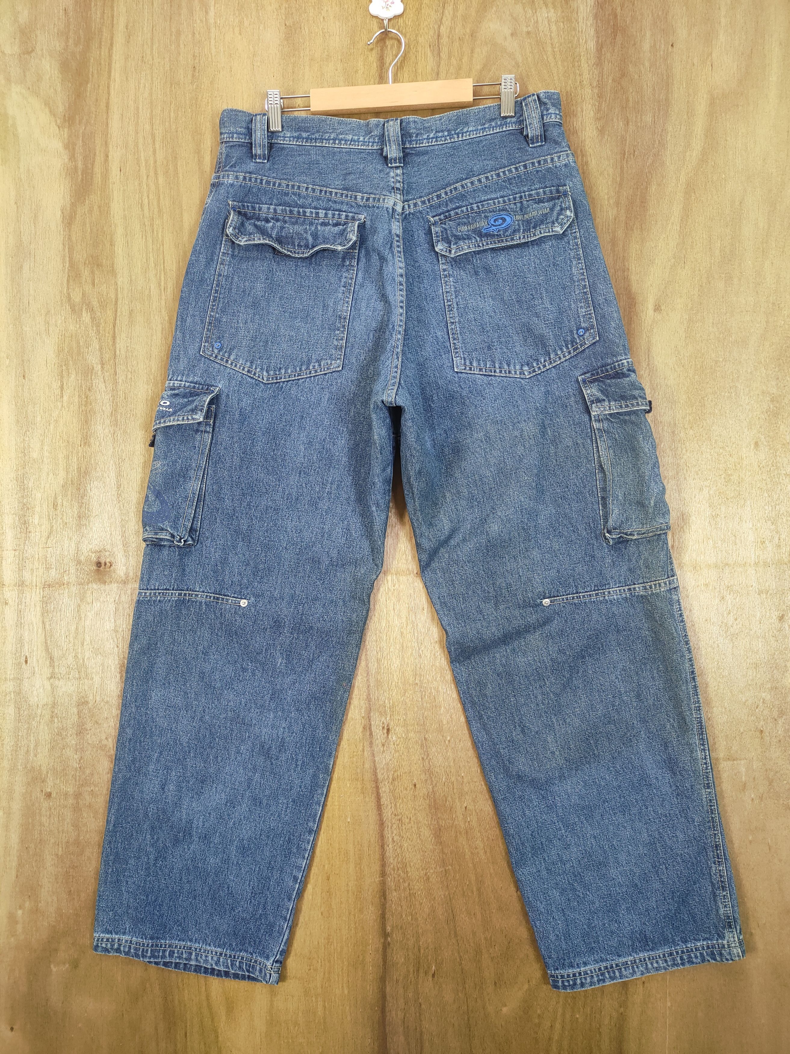 Japanese Brand PIKO HAWAII JEANS CARGO PANTS Size US 34 / EU 50 - 5 Thumbnail