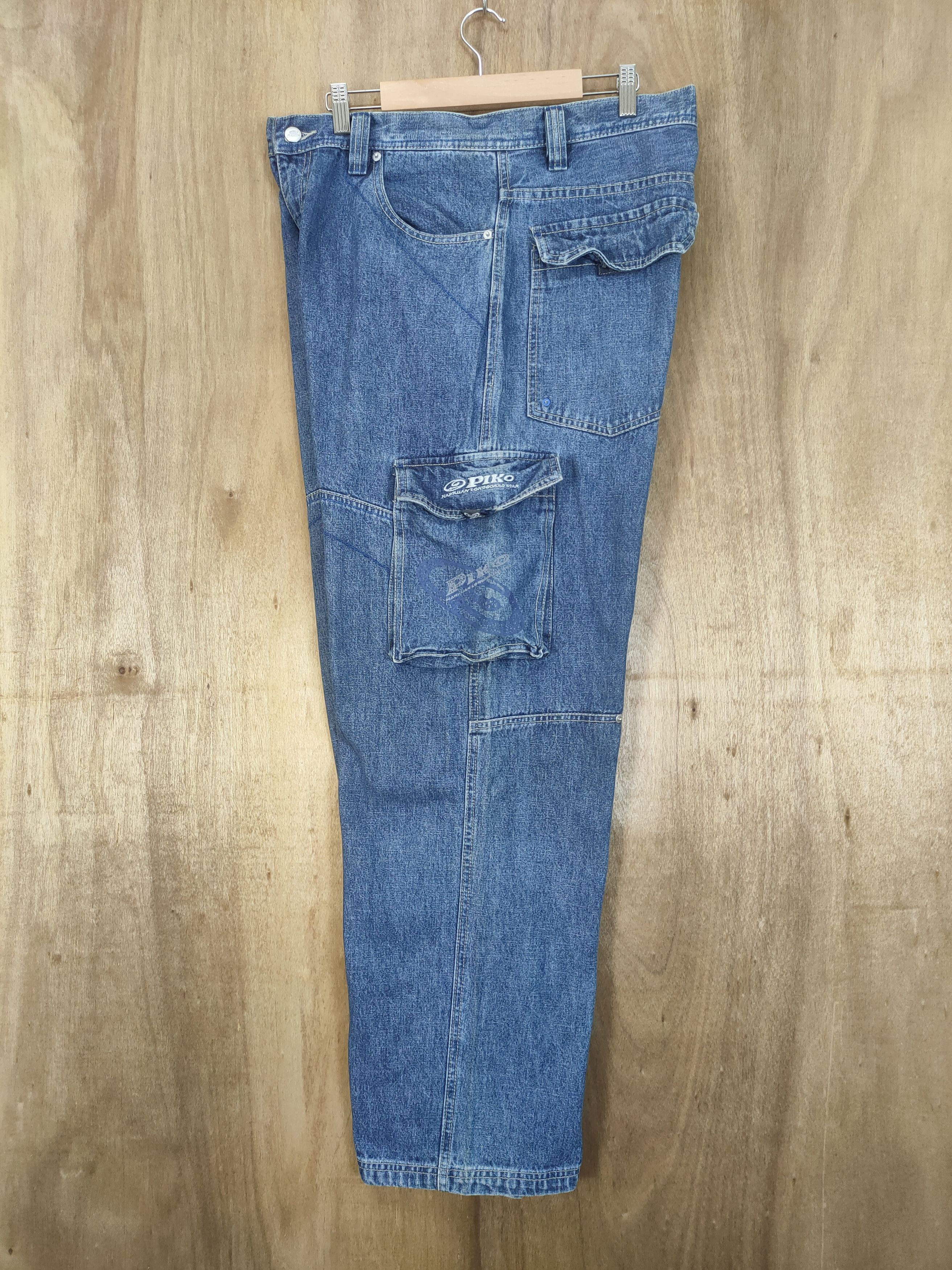 Japanese Brand PIKO HAWAII JEANS CARGO PANTS Size US 34 / EU 50 - 9 Thumbnail