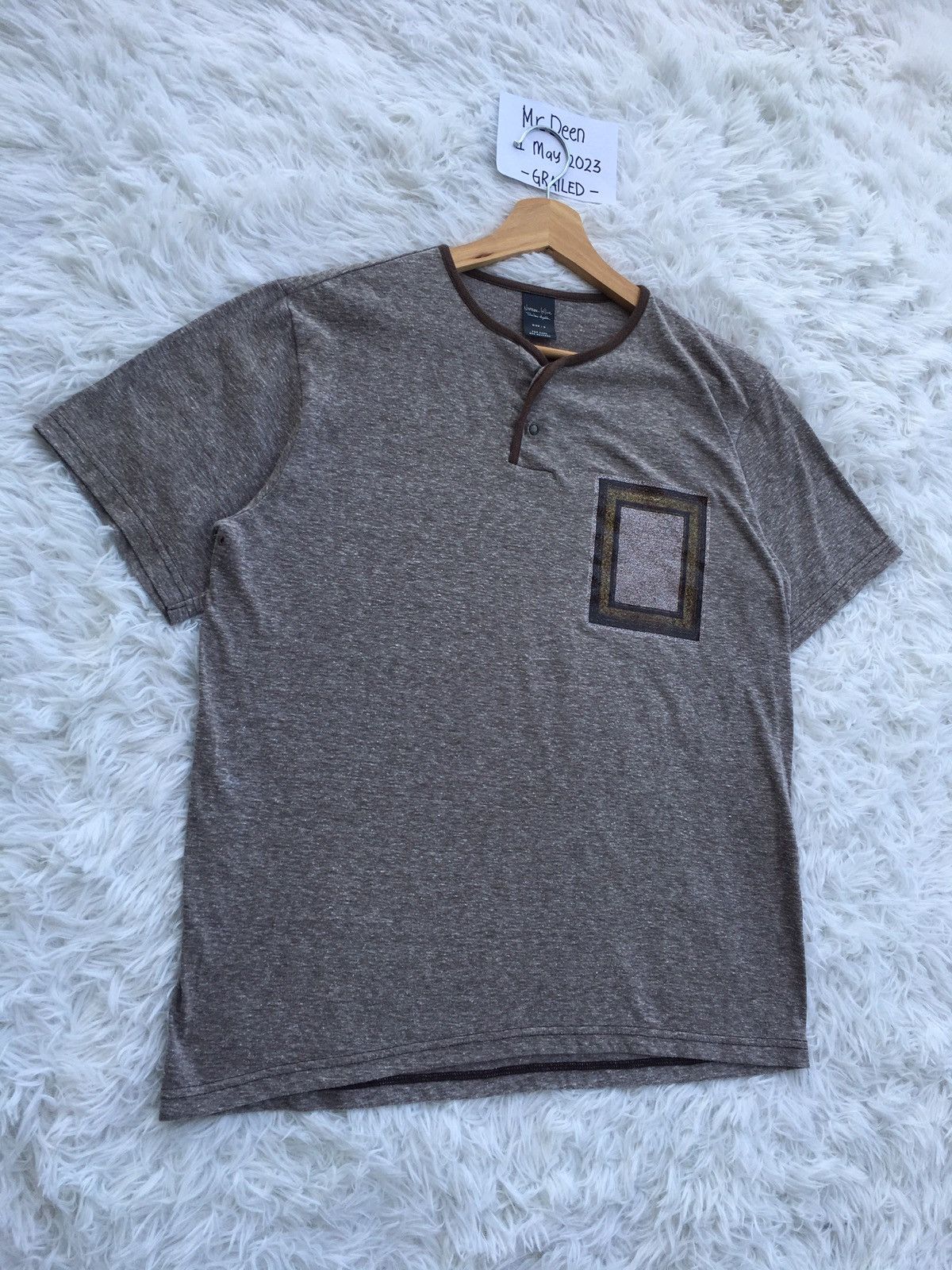 Number (N)ine Rare Vintage Number Nine Brown Tshirt Size US L / EU 52-54 / 3 - 2 Thumbnail