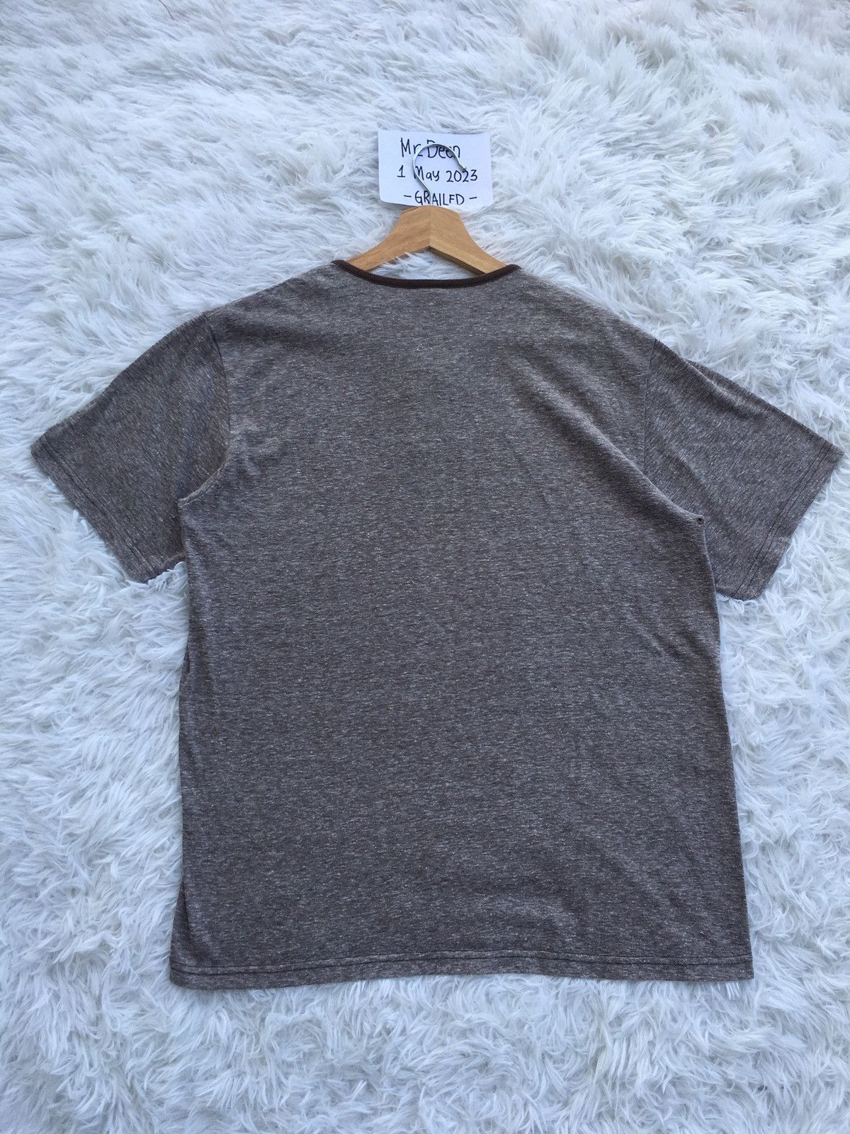 Number (N)ine Rare Vintage Number Nine Brown Tshirt Size US L / EU 52-54 / 3 - 9 Thumbnail