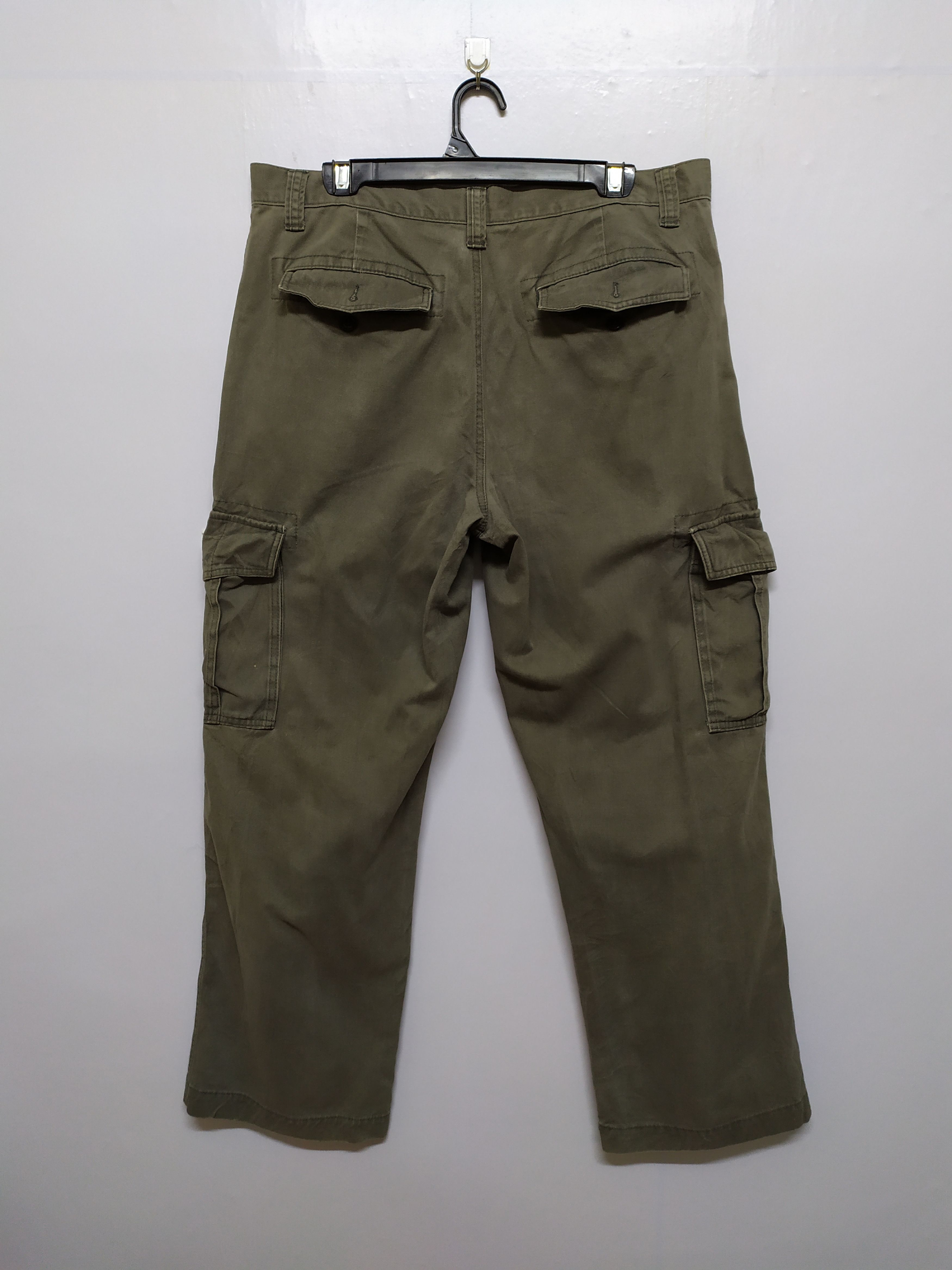 Japanese Brand × Vintage JAPANESE BRAND FADED BAGGY CARGO PANTS Size US 34 / EU 50 - 7 Thumbnail