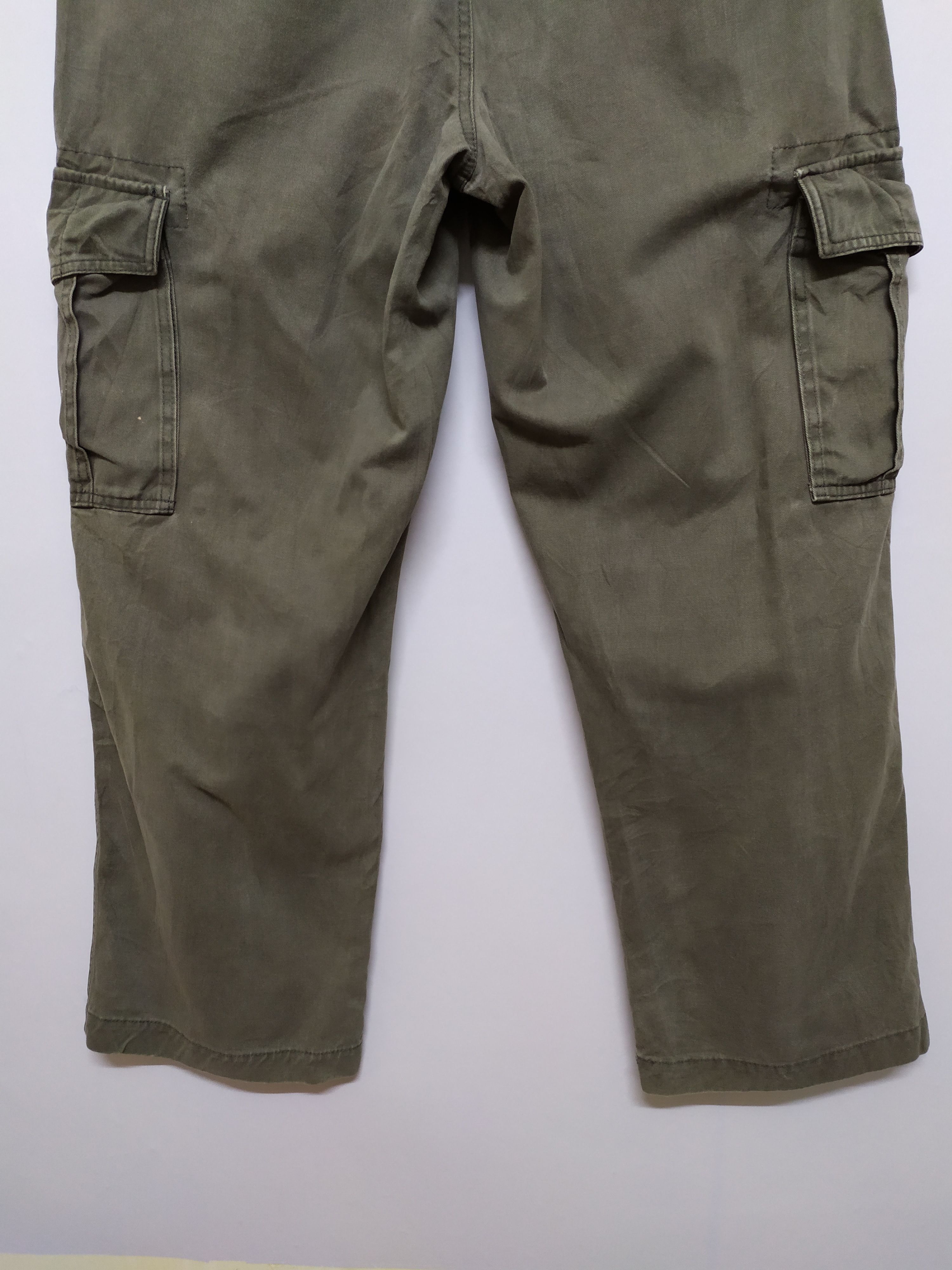 Japanese Brand × Vintage JAPANESE BRAND FADED BAGGY CARGO PANTS Size US 34 / EU 50 - 9 Thumbnail