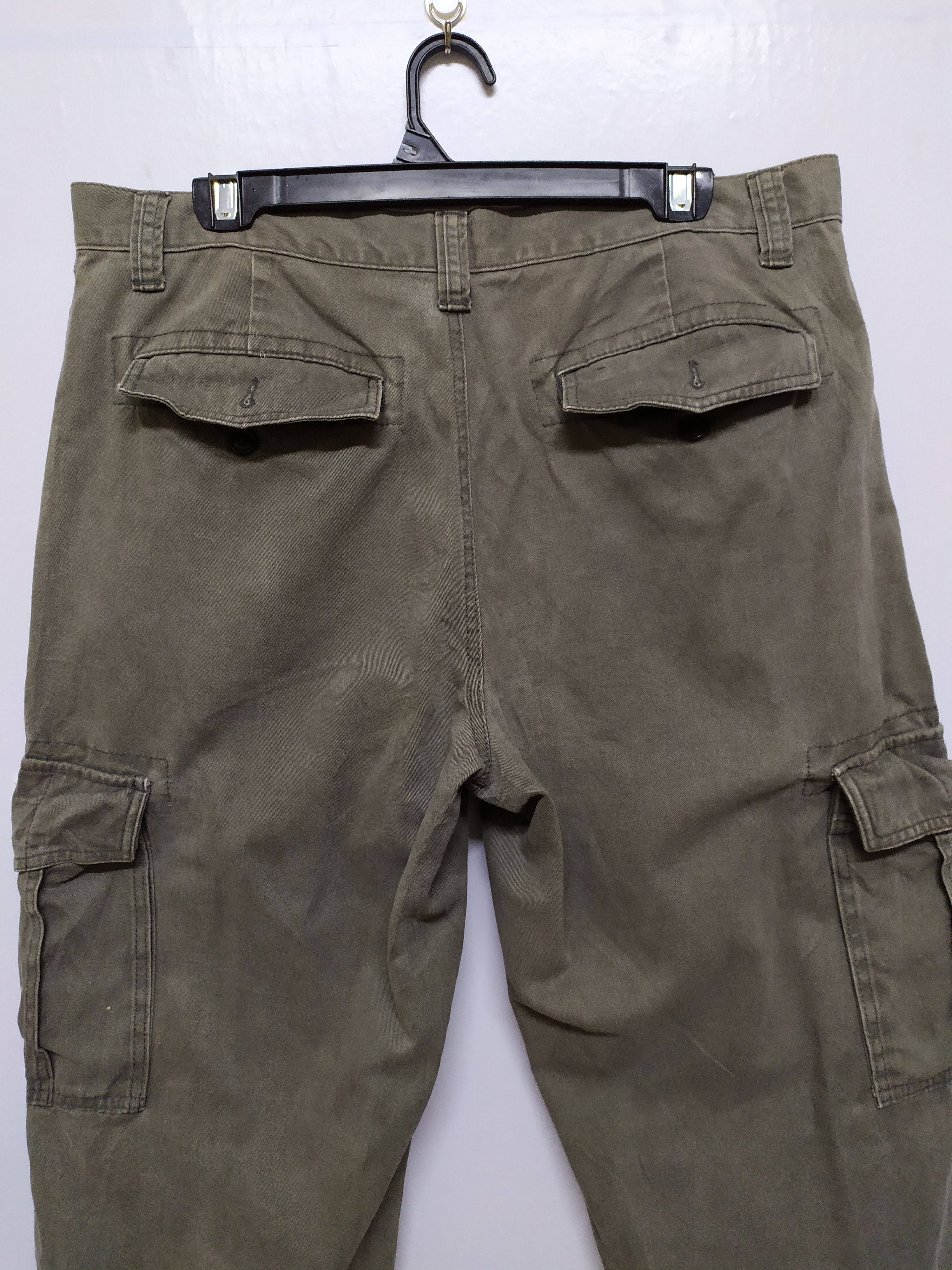 Japanese Brand × Vintage JAPANESE BRAND FADED BAGGY CARGO PANTS Size US 34 / EU 50 - 8 Thumbnail