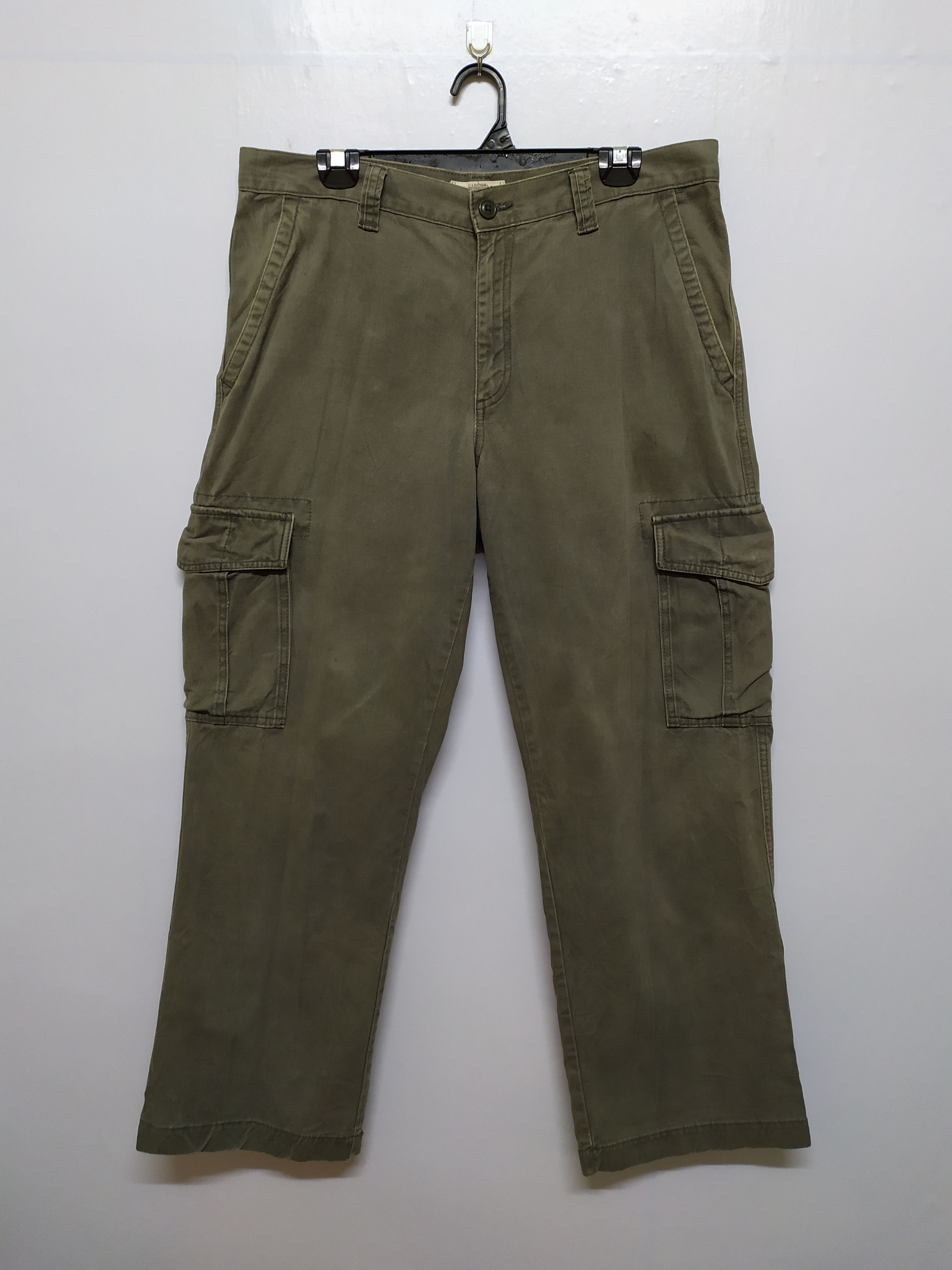 Japanese Brand × Vintage JAPANESE BRAND FADED BAGGY CARGO PANTS Size US 34 / EU 50 - 1 Thumbnail