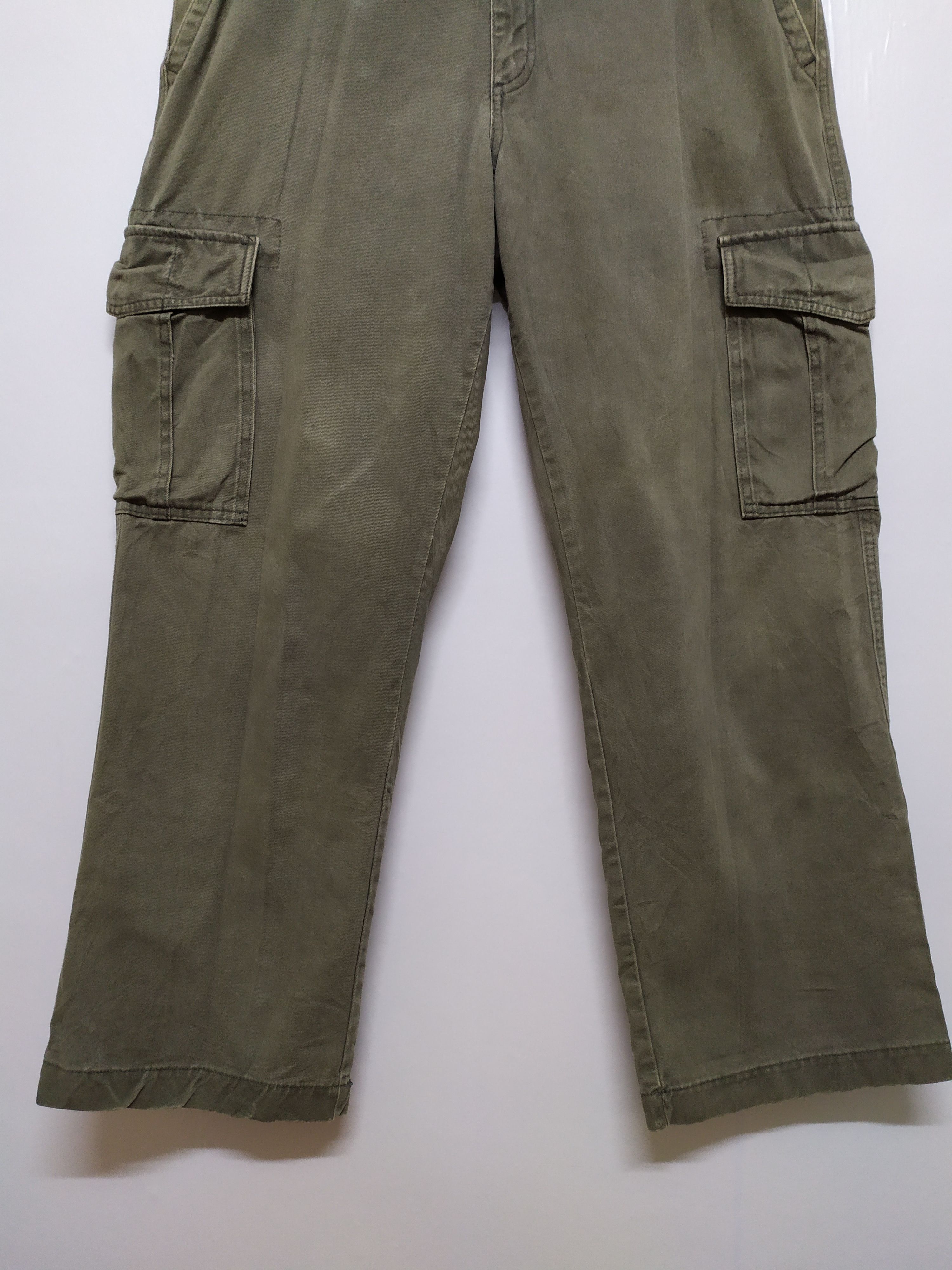 Japanese Brand × Vintage JAPANESE BRAND FADED BAGGY CARGO PANTS Size US 34 / EU 50 - 3 Thumbnail