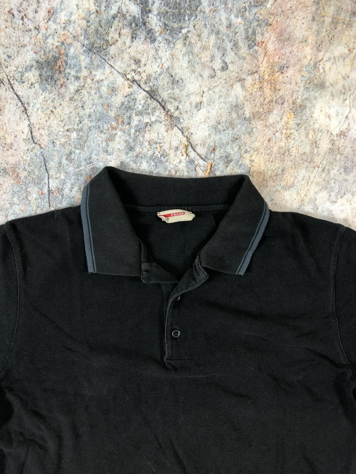 Prada Prada black polo Size US L / EU 52-54 / 3 - 2 Thumbnail