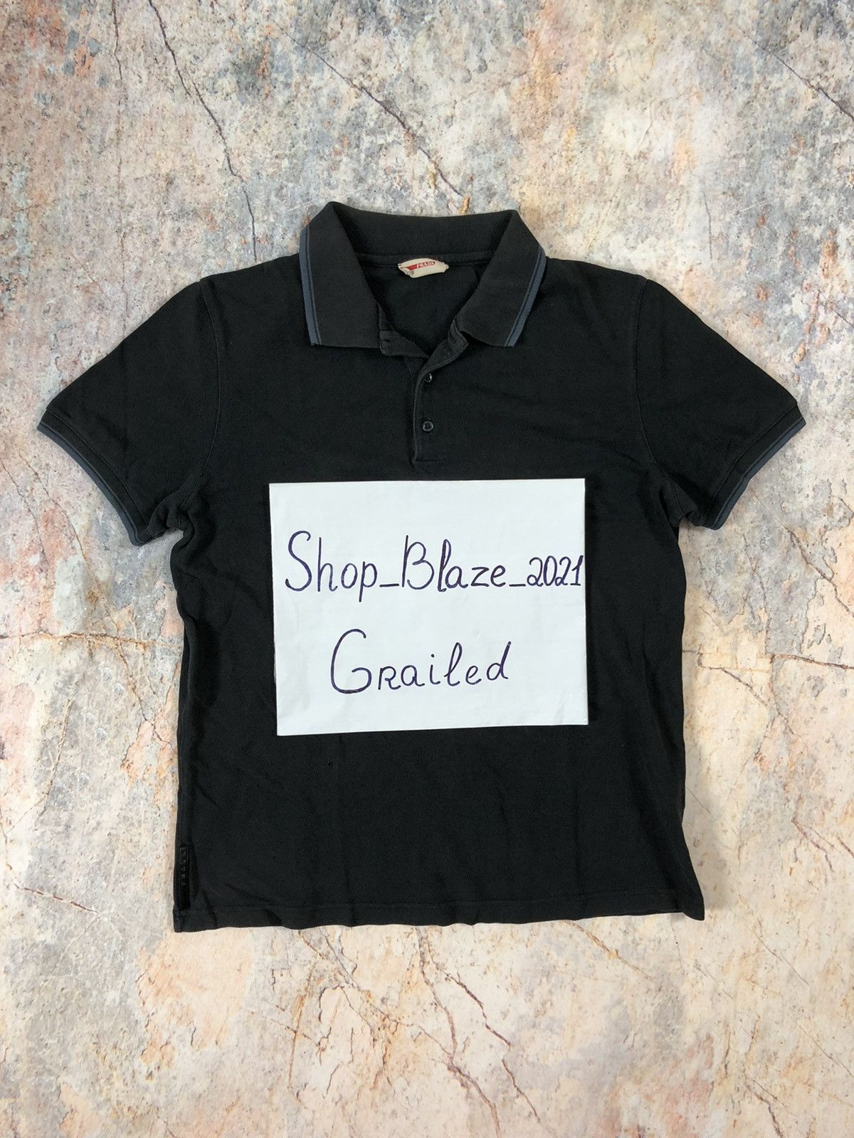 Prada Prada black polo Size US L / EU 52-54 / 3 - 3 Thumbnail