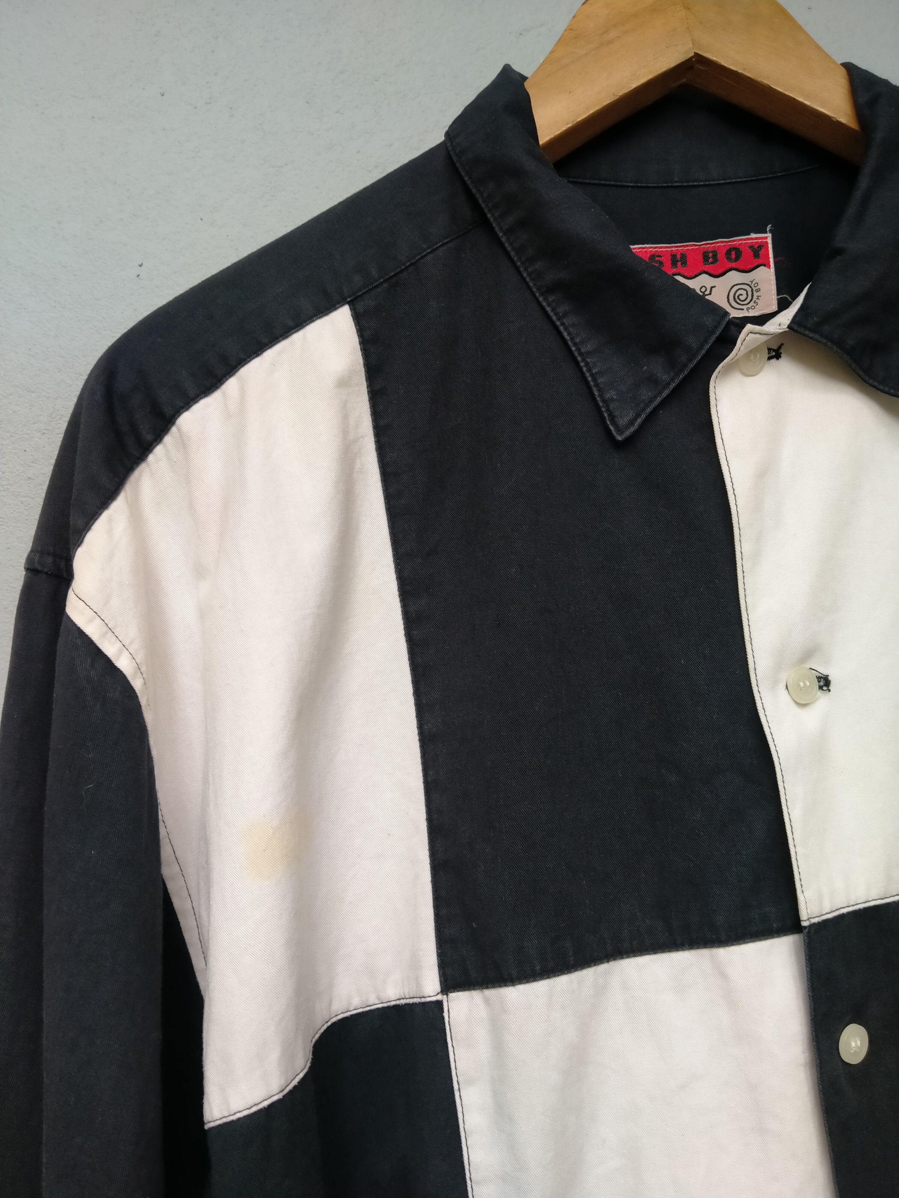 POST ARCHIVE FACTION (PAF) Vintage Posh Boy 90s Checkered Button Up Shirt Size US L / EU 52-54 / 3 - 3 Thumbnail