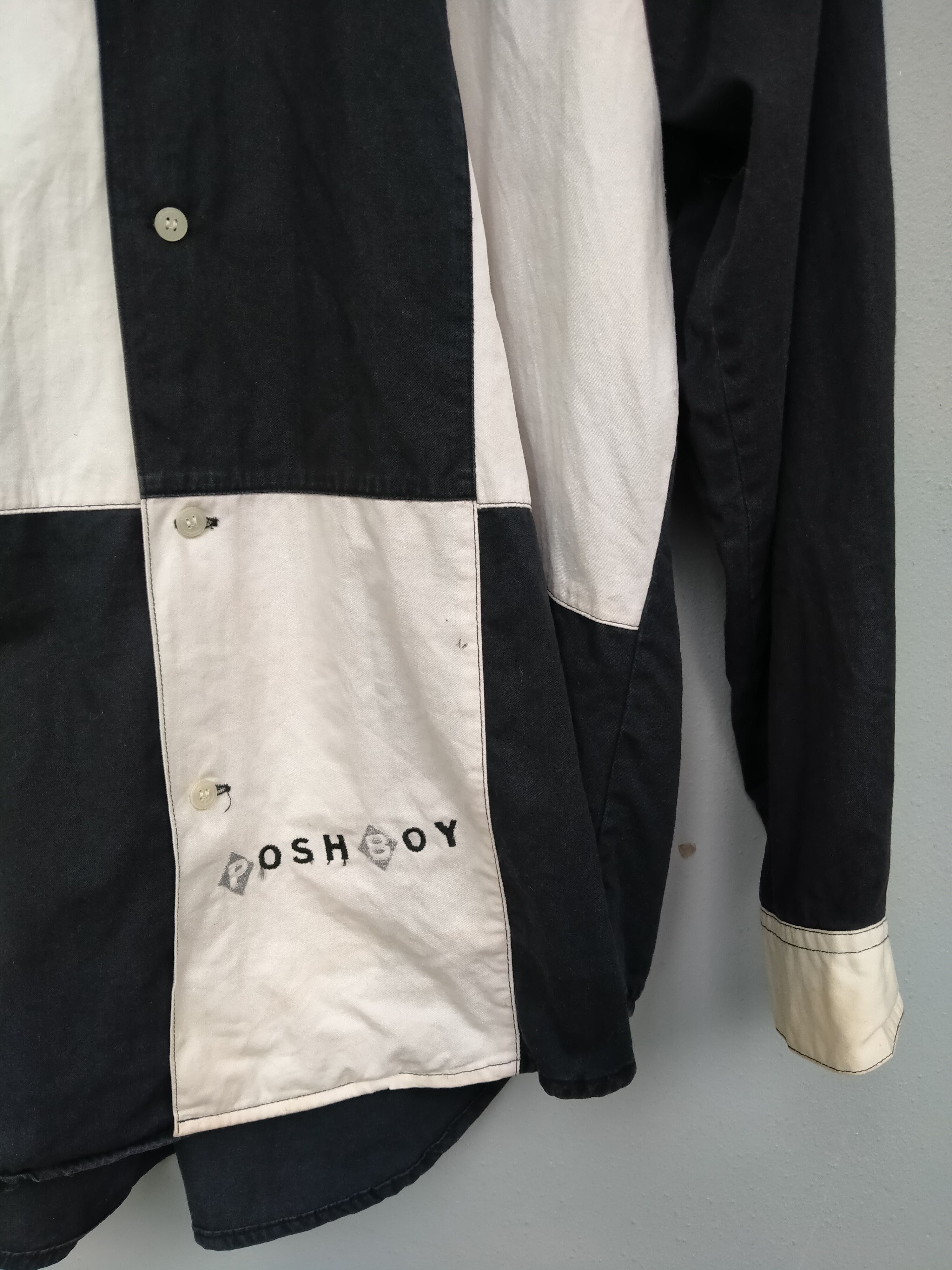 POST ARCHIVE FACTION (PAF) Vintage Posh Boy 90s Checkered Button Up Shirt Size US L / EU 52-54 / 3 - 6 Thumbnail