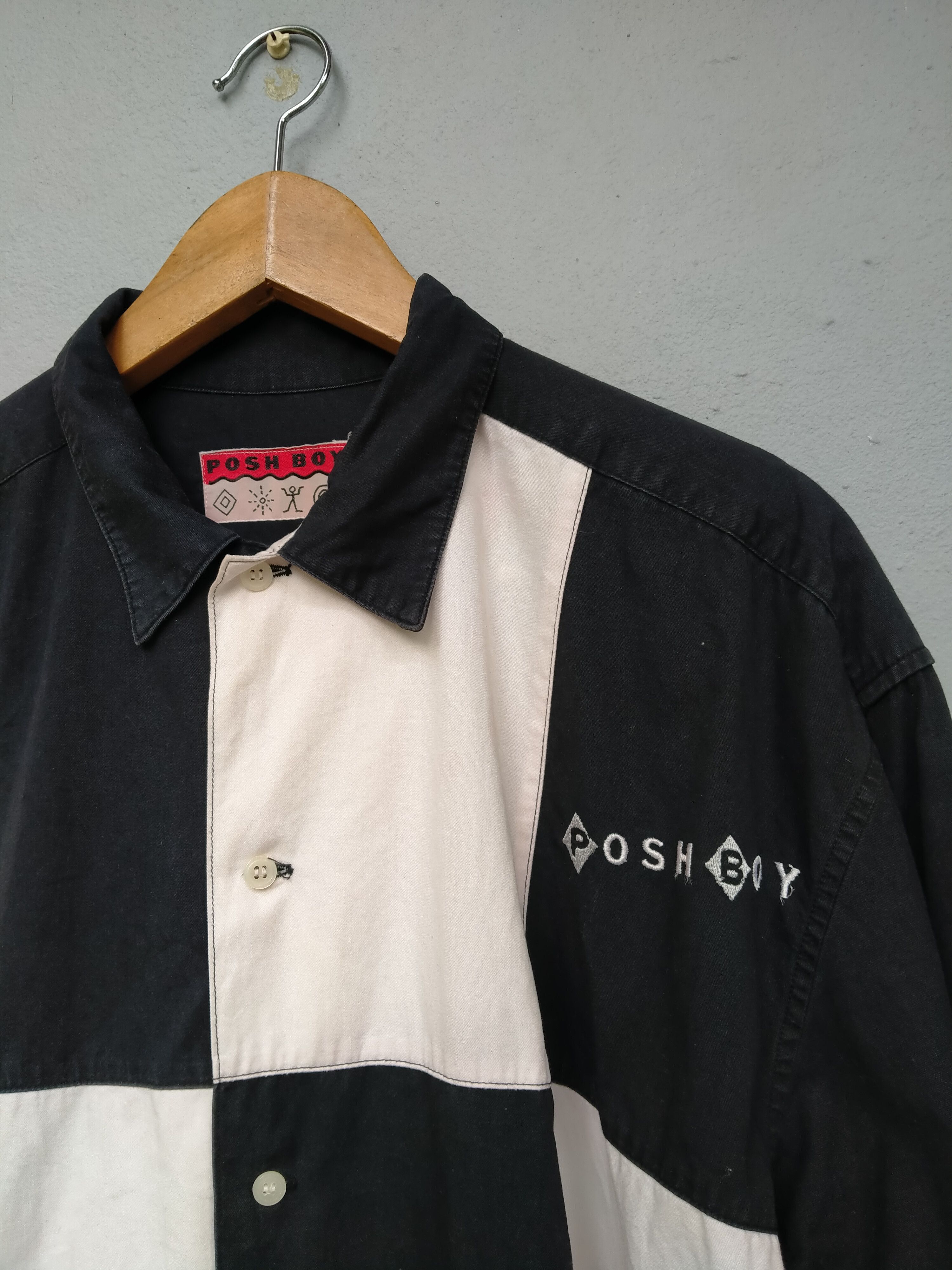 POST ARCHIVE FACTION (PAF) Vintage Posh Boy 90s Checkered Button Up Shirt Size US L / EU 52-54 / 3 - 5 Thumbnail