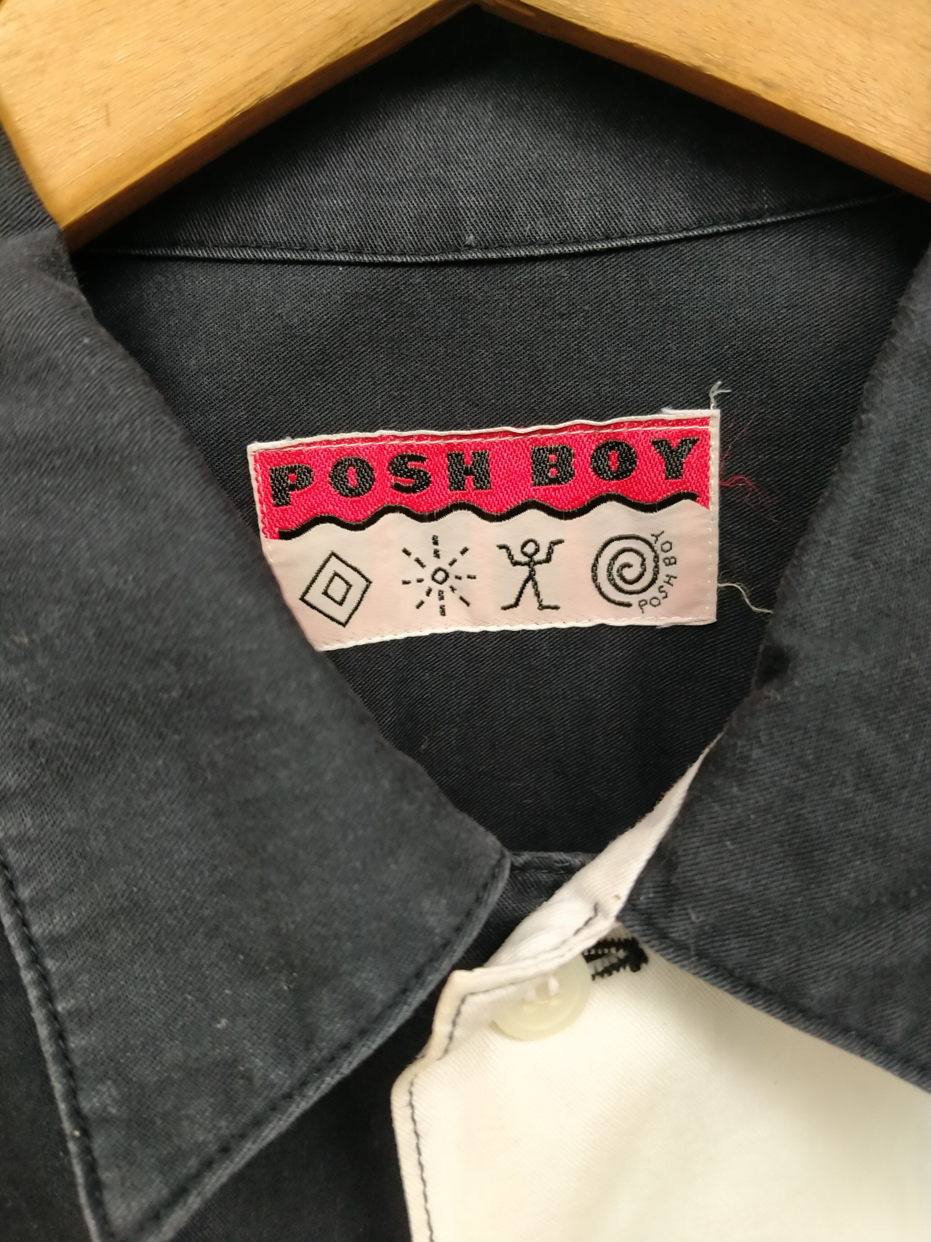 POST ARCHIVE FACTION (PAF) Vintage Posh Boy 90s Checkered Button Up Shirt Size US L / EU 52-54 / 3 - 7 Thumbnail