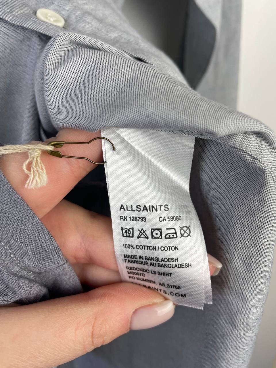 Allsaints Allsaints luxury shirt size Xs-S Size US XS / EU 42 / 0 - 4 Thumbnail
