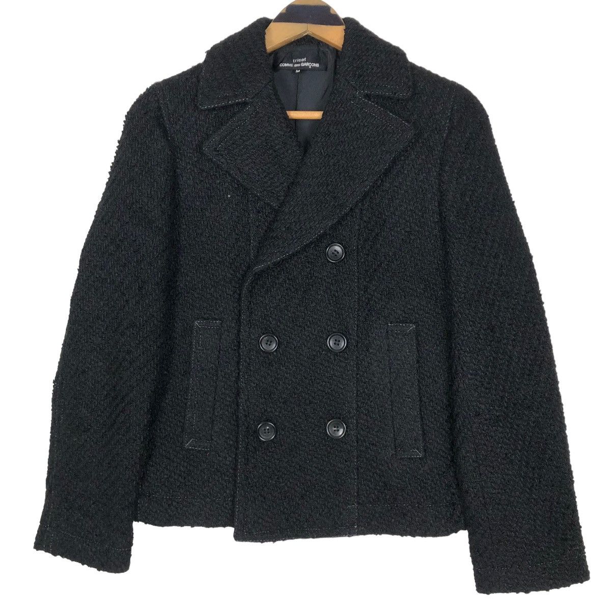 Comme des Garcons Vintage Tricot Comme Des Garcons 2005 A/W Acrylic Peacoat Size M / US 6-8 / IT 42-44 - 1 Thumbnail