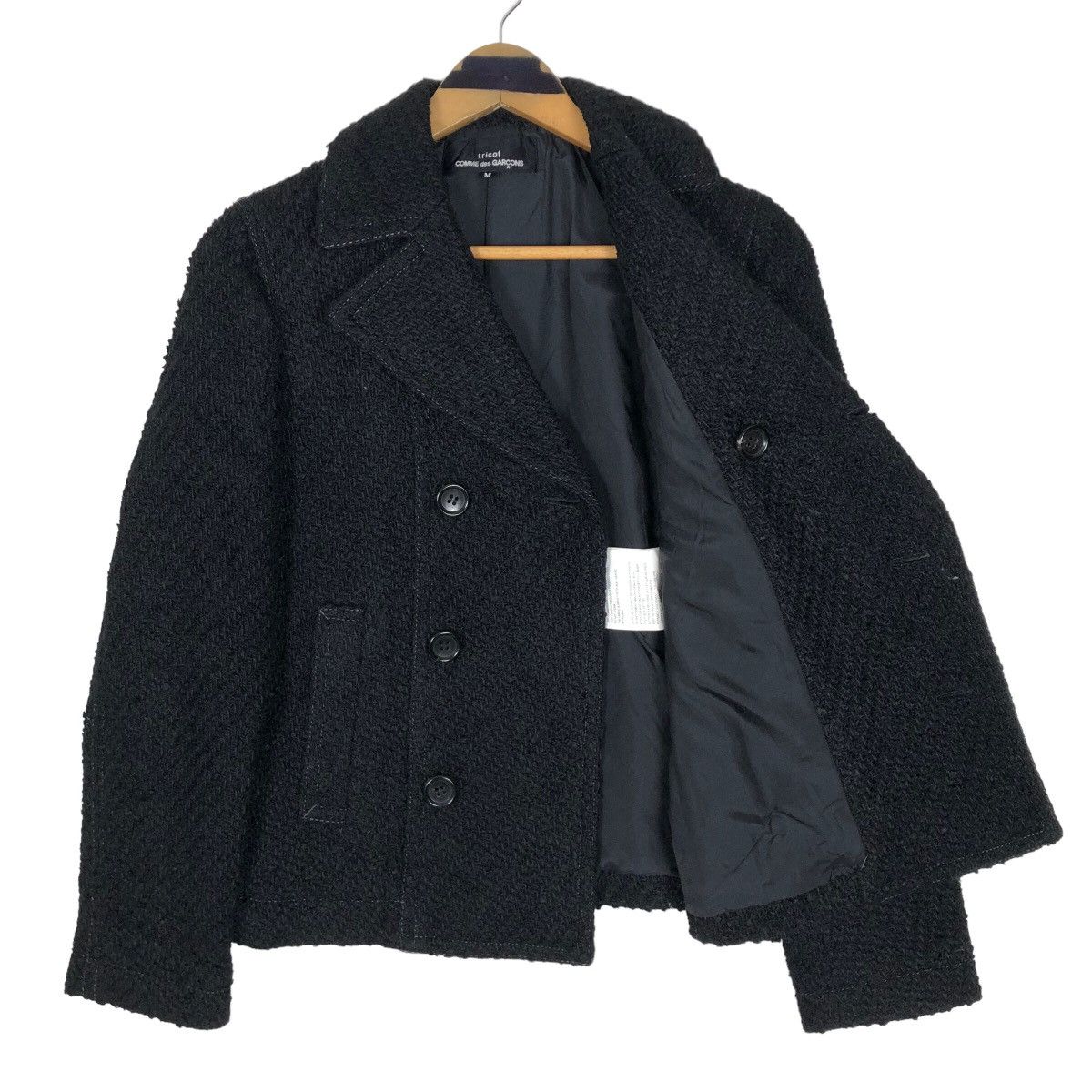Comme des Garcons Vintage Tricot Comme Des Garcons 2005 A/W Acrylic Peacoat Size M / US 6-8 / IT 42-44 - 6 Thumbnail