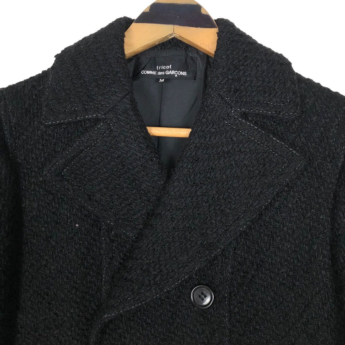 Comme des Garcons Vintage Tricot Comme Des Garcons 2005 A/W Acrylic Peacoat Size M / US 6-8 / IT 42-44 - 5 Thumbnail
