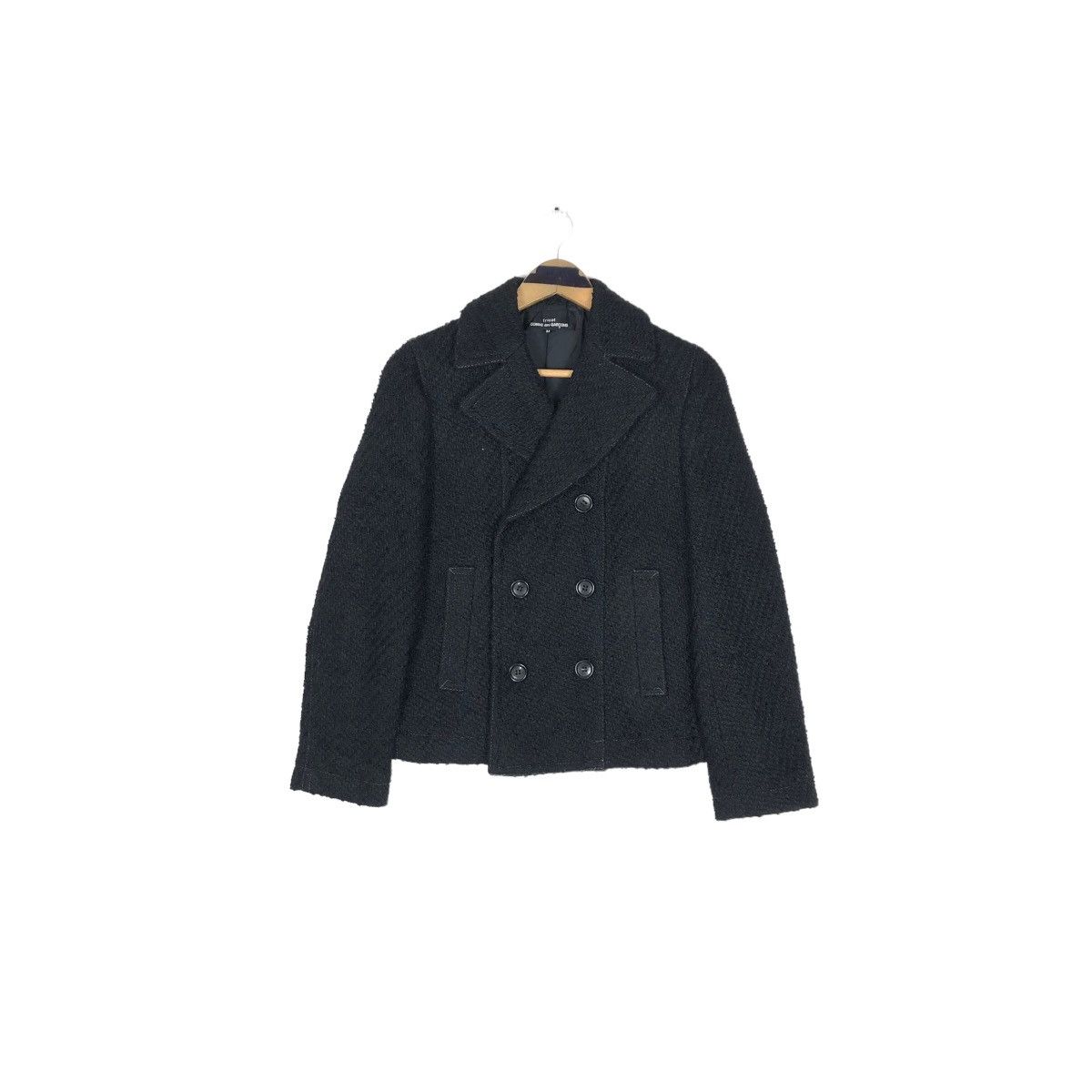 Comme des Garcons Vintage Tricot Comme Des Garcons 2005 A/W Acrylic Peacoat Size M / US 6-8 / IT 42-44 - 2 Thumbnail