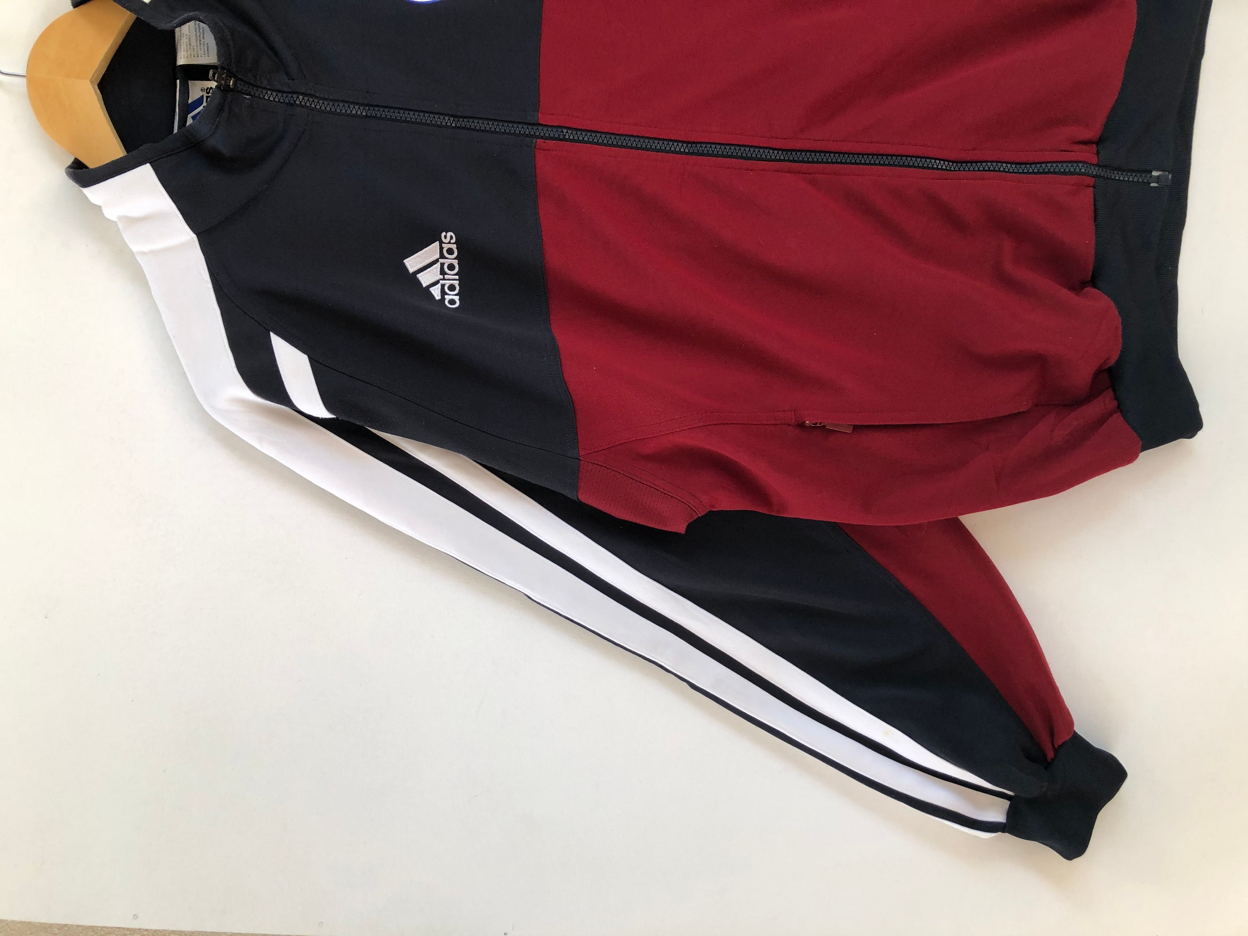 Adidas VINTAGE 00/01 FC BAYERN MUNICH 3-STRIPES SWEATER Size US L / EU 52-54 / 3 - 6 Thumbnail