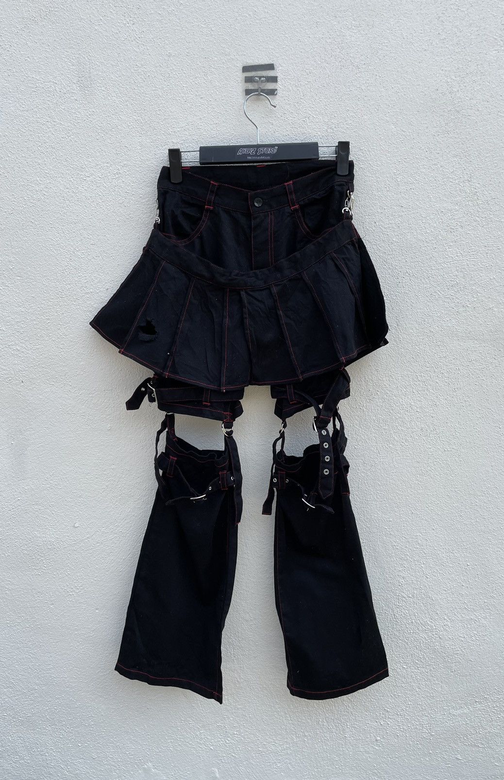 image of Seditionaries Maxicimam Seditioneries Bondage Pants Made In Japan in Black, Men's (Size 26)