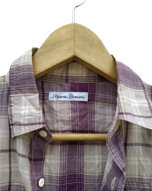 Hysteric Glamour Hysteric Glamour Tartan Plaid Long Sleeve Shirt Size US S / EU 44-46 / 1 - 5 Thumbnail