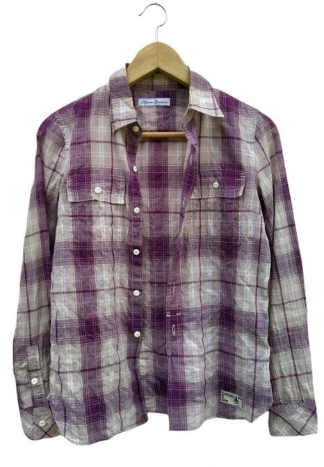 Hysteric Glamour Hysteric Glamour Tartan Plaid Long Sleeve Shirt Size US S / EU 44-46 / 1 - 2 Thumbnail