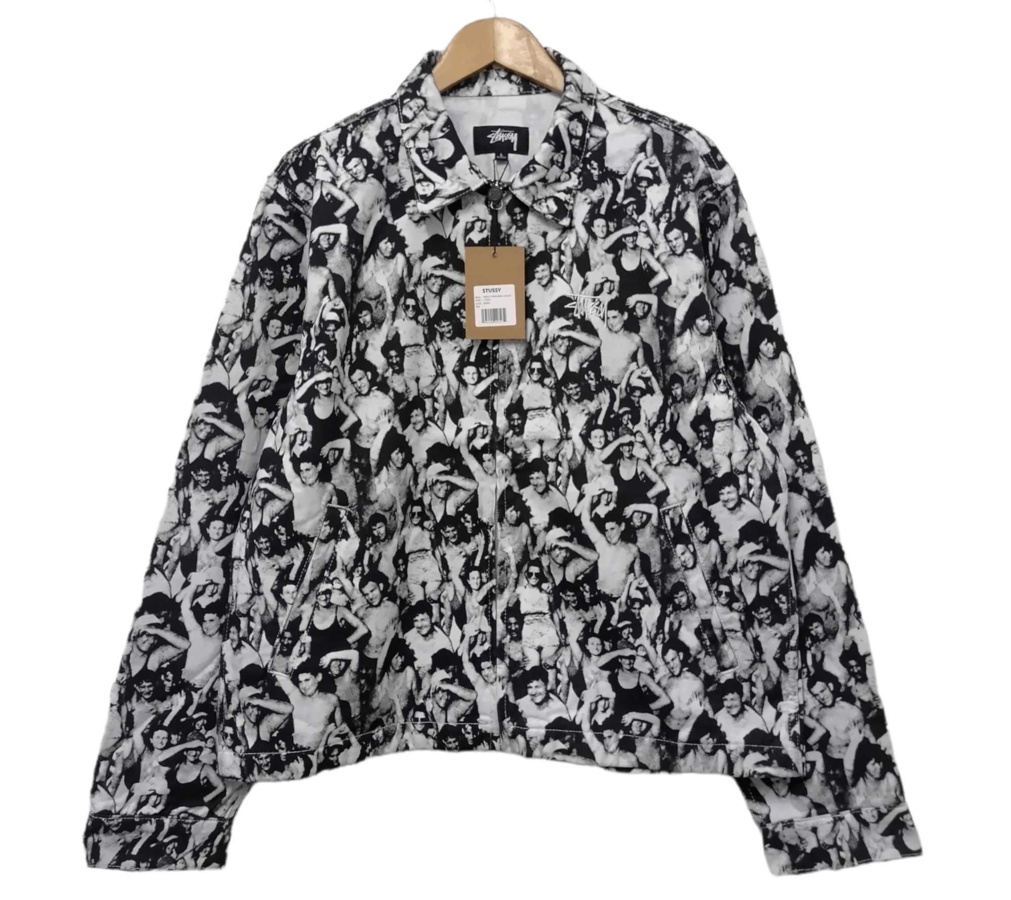 CDG × Stussy Stussy CDG Pin Striped Bing Jacket | Grailed