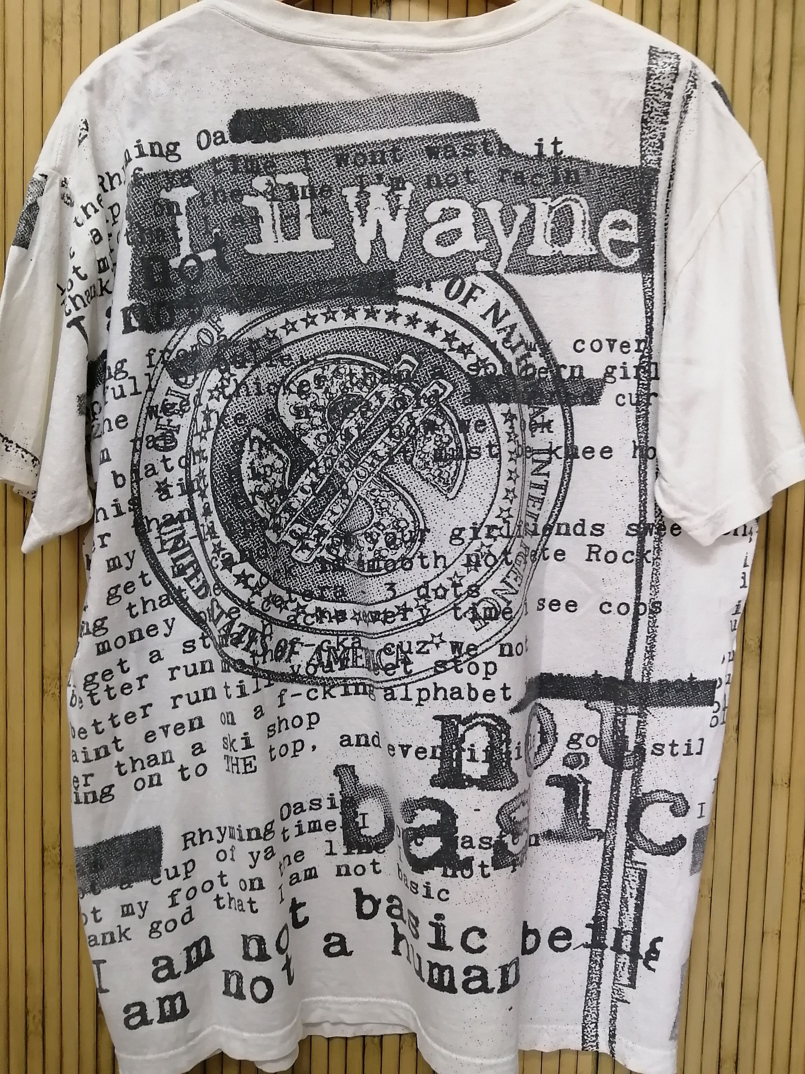 Vintage Vintage LIL WAYNE All Over Print Tshirt Size US XL / EU 56 / 4 - 3 Thumbnail
