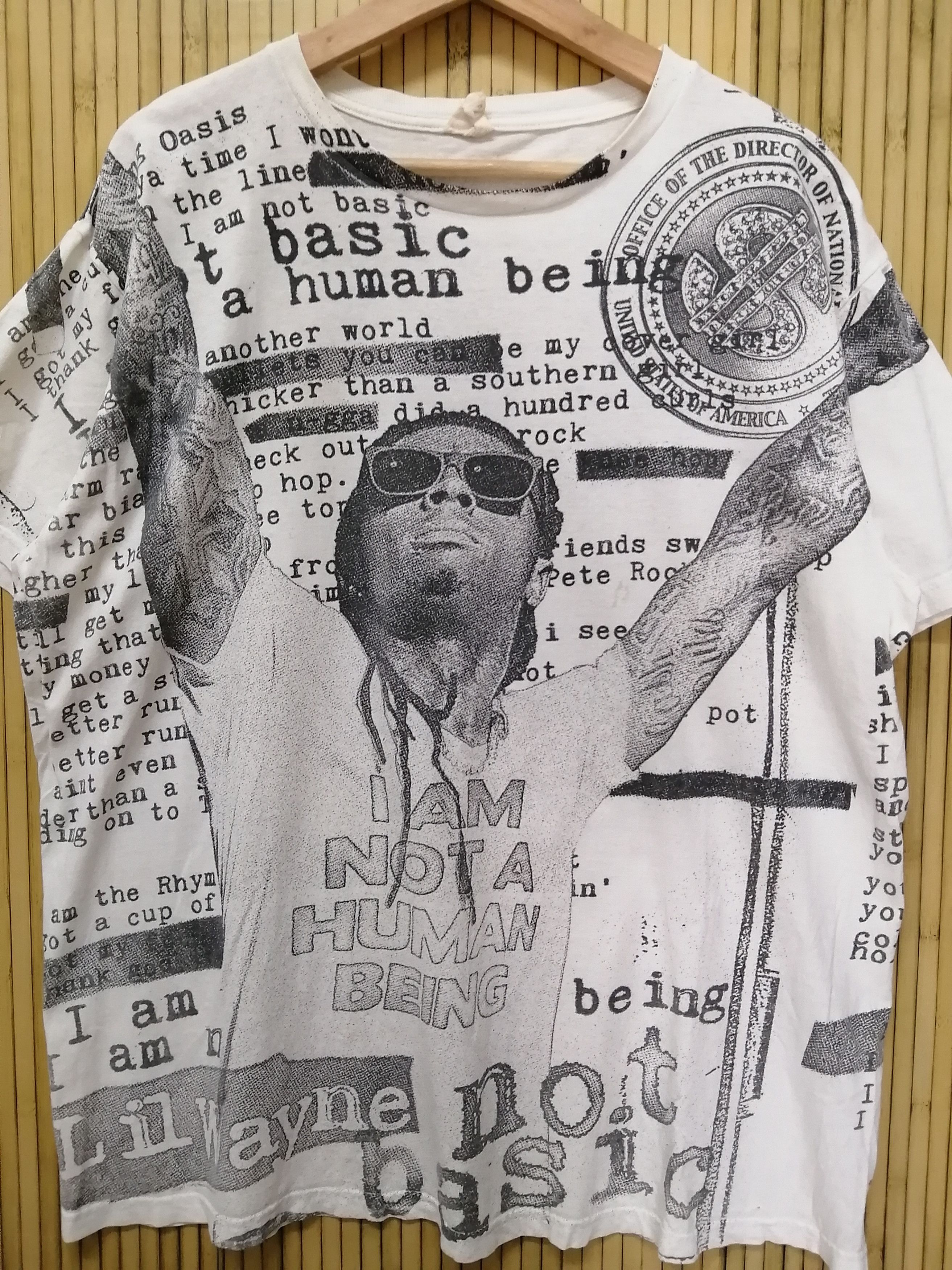 Vintage Vintage LIL WAYNE All Over Print Tshirt Size US XL / EU 56 / 4 - 8 Thumbnail