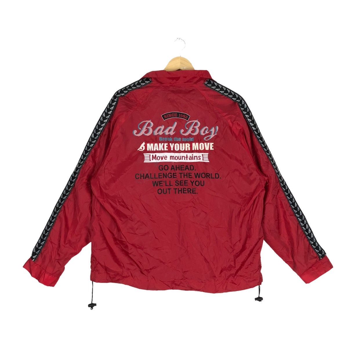 Vintage Vintage Bad Boy Side Tape Light Jacket Make Your Move Size US L / EU 52-54 / 3 - 3 Thumbnail