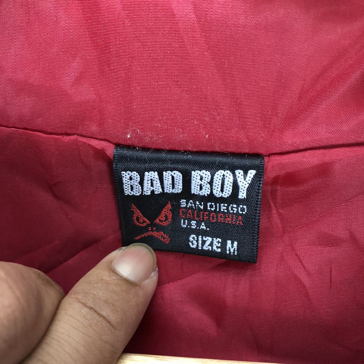 Vintage Vintage Bad Boy Side Tape Light Jacket Make Your Move Size US L / EU 52-54 / 3 - 5 Thumbnail